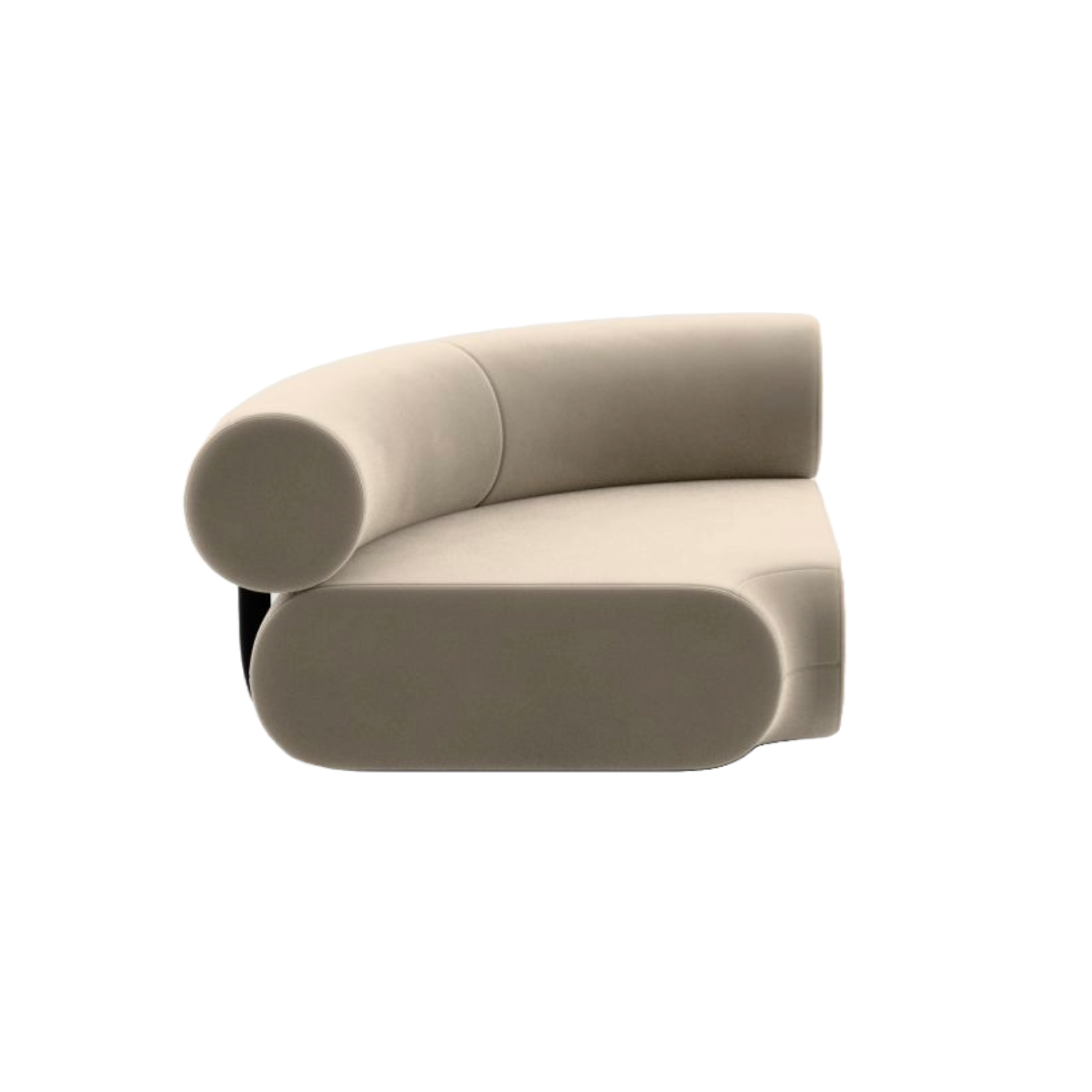 Fat modular sofa - upholstered corner module [Julia] [Amelia SPR]