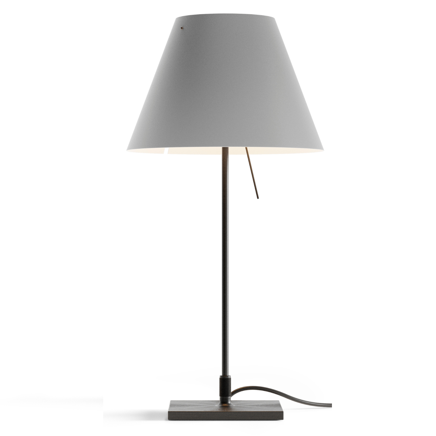 Costanzina table lamp gray lampshade