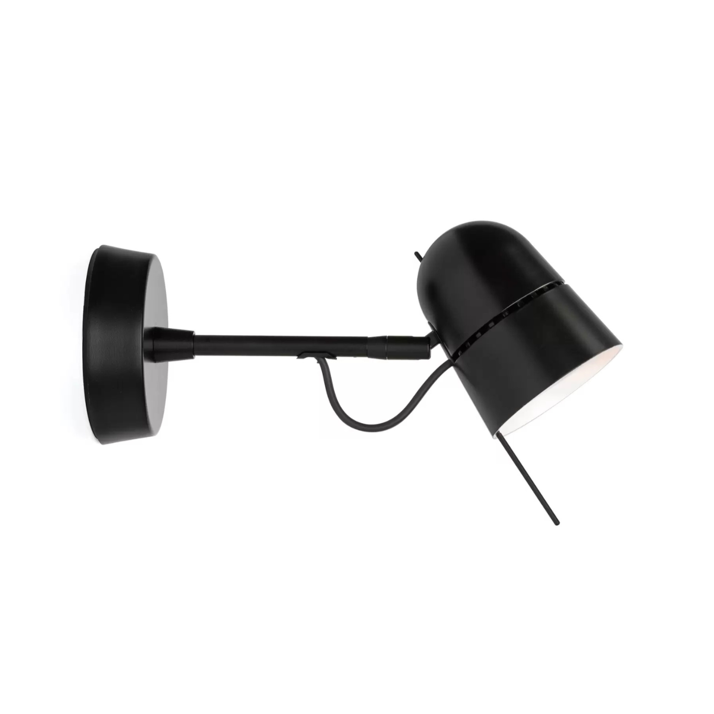 Counterbalance wall lamp black