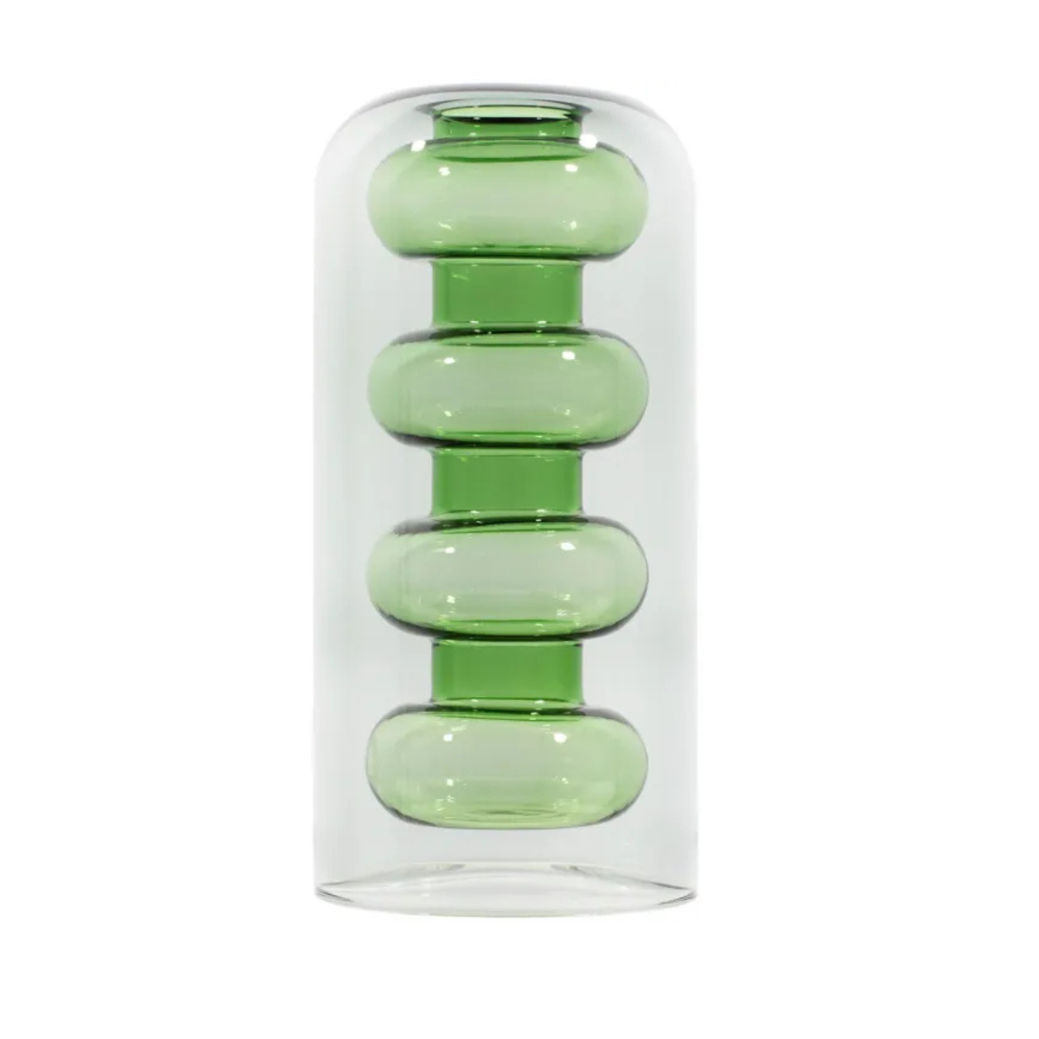 [Coming soon] vase bump green glass [Julia] [Amelia spr]