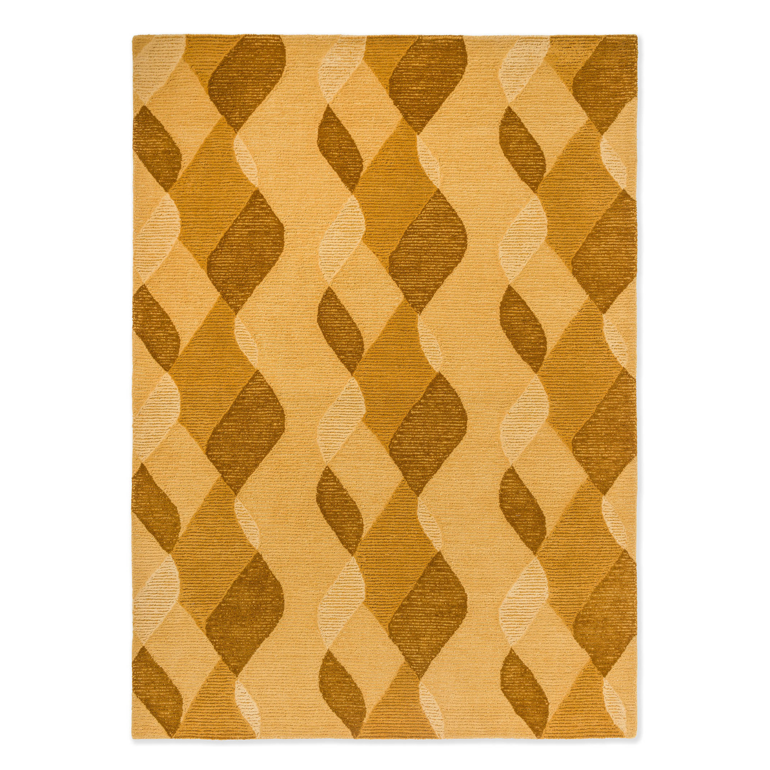 Decor riff rug yellow