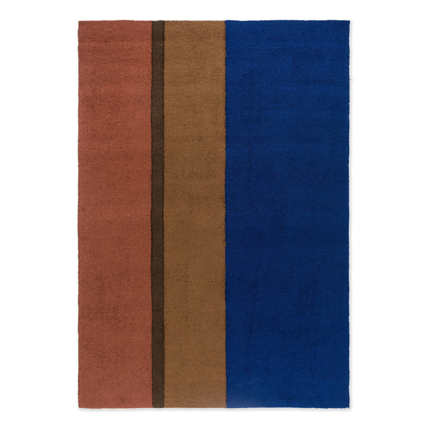 Outdoor rug Festival Stripe brown-blue