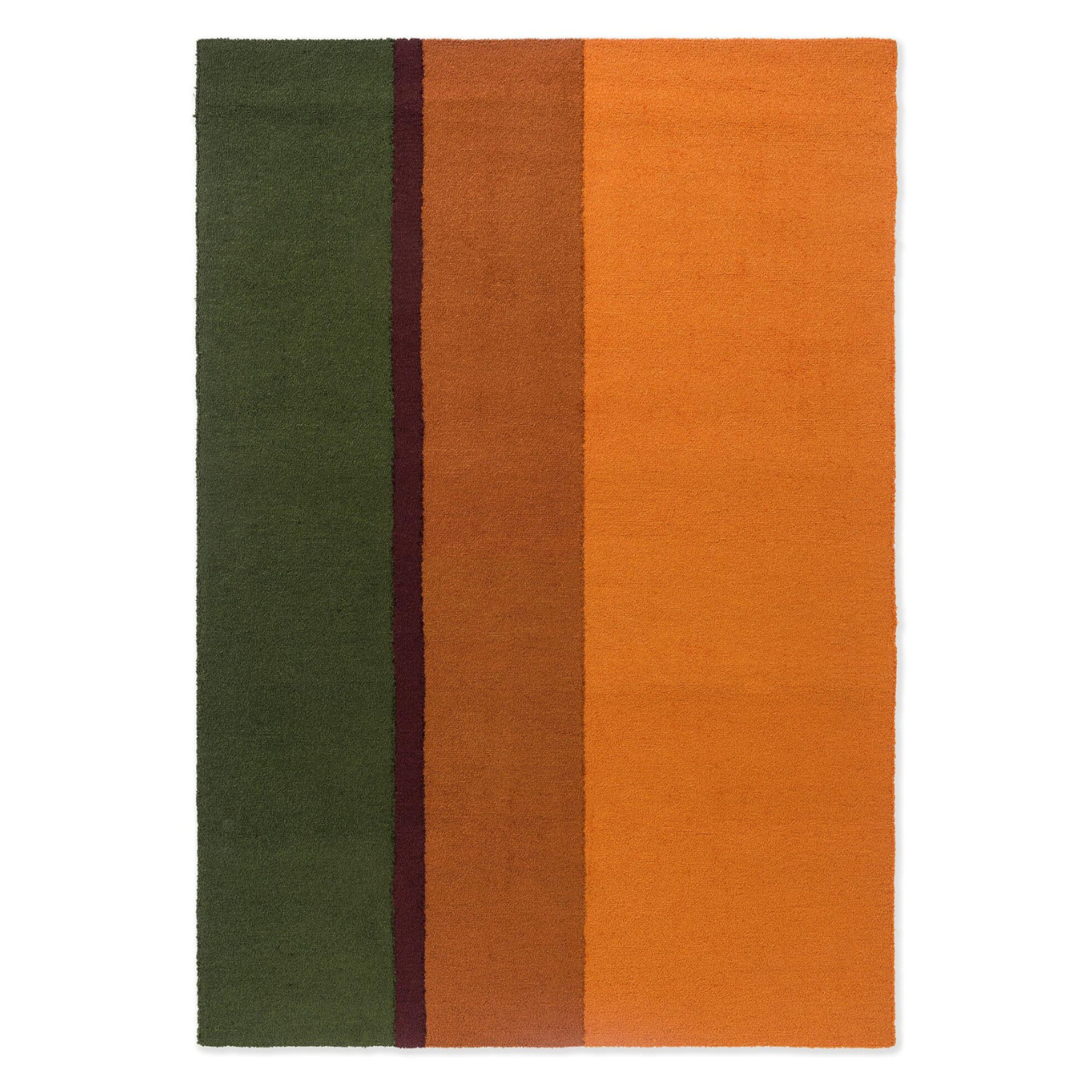 Outdoor rug Festival Stripe Green-orange