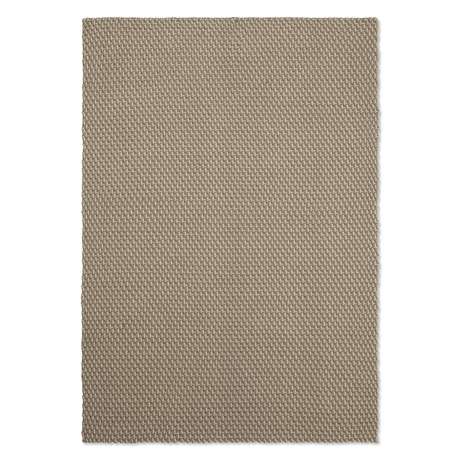 Gray-beige lace external rug