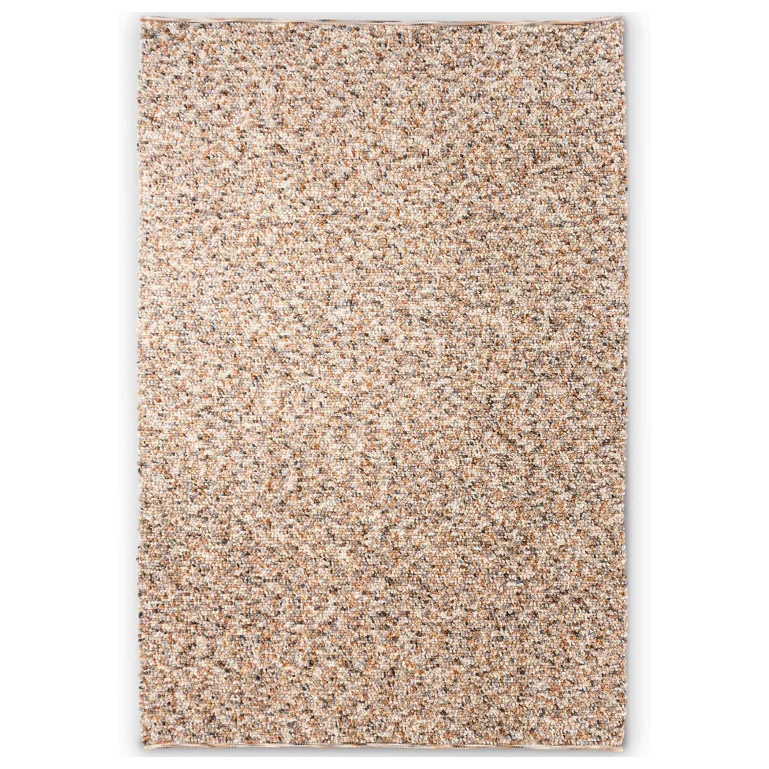 Dark bebble pebble rug