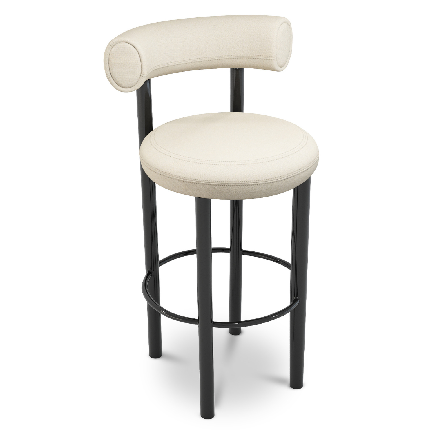 Fat Steel Bar Chair Fume [Julia]