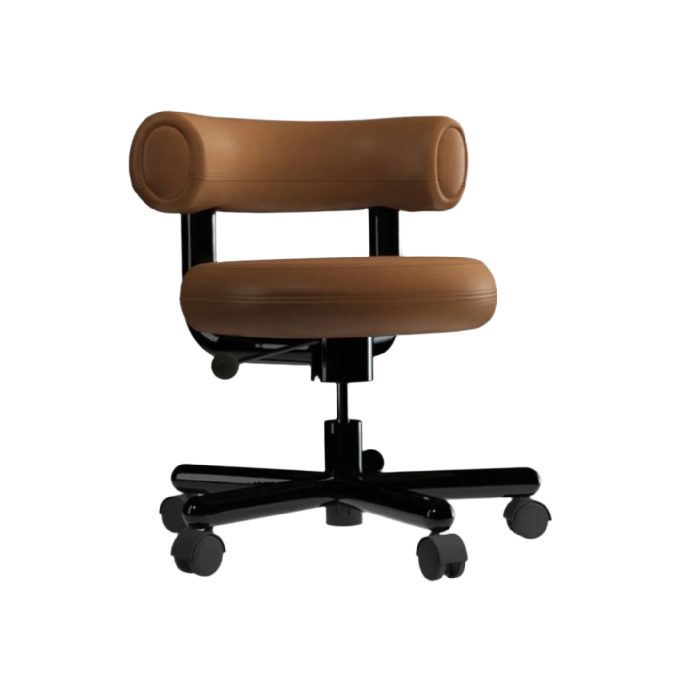 FAT office chair brown leather