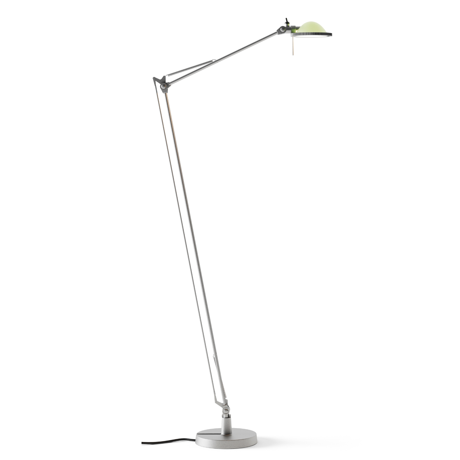 Berenice floor lamp with an aluminum base