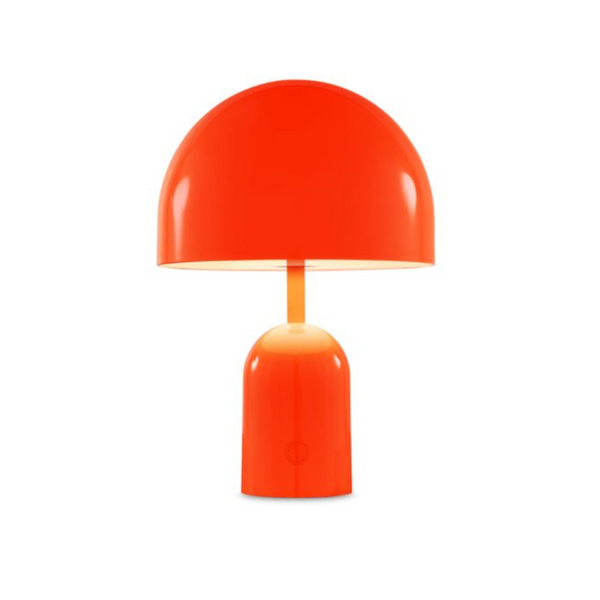 Bell orange portable lamp