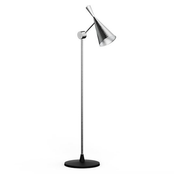 Beat silver floor lamp