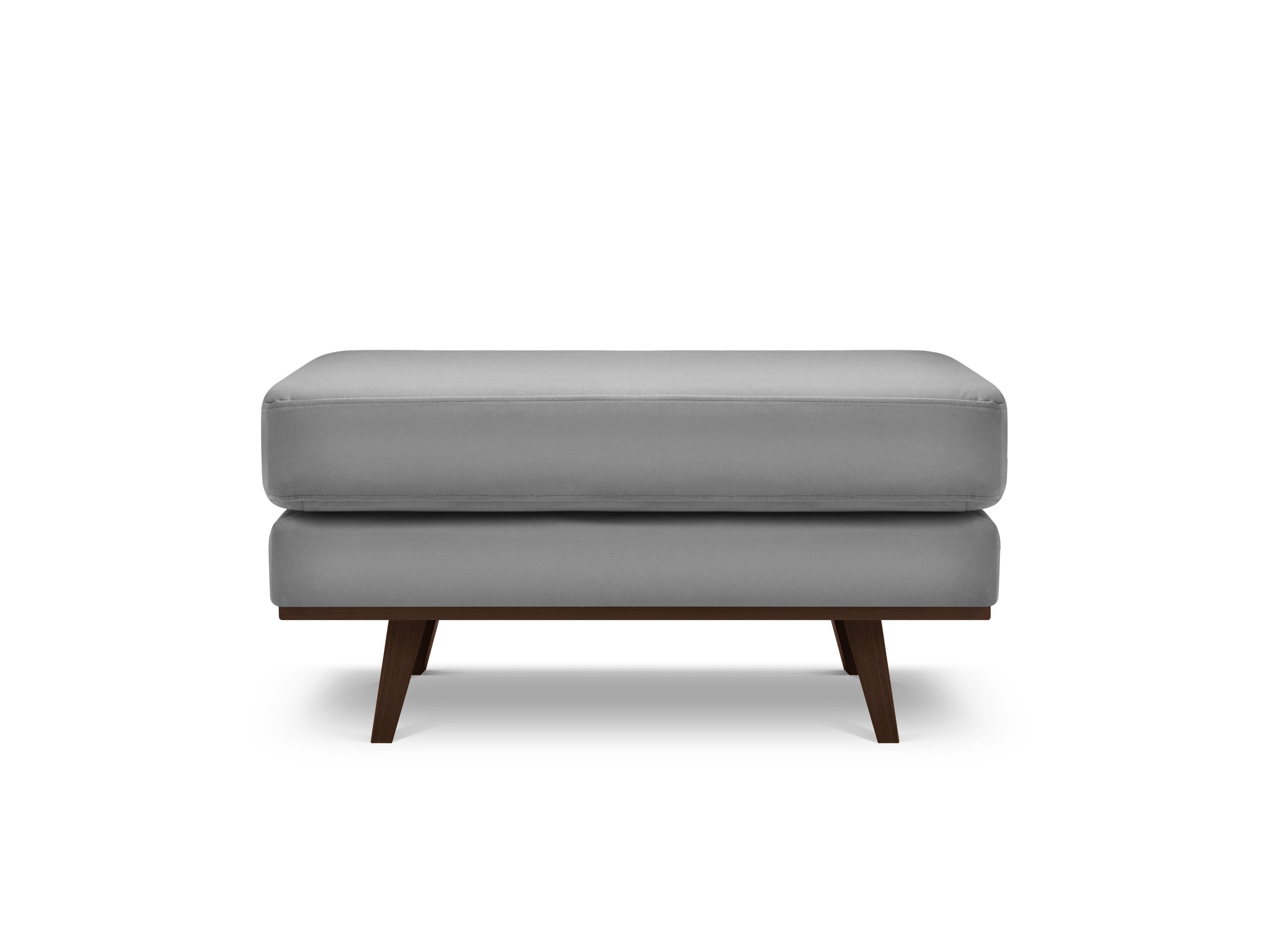 Puf aksamitny HEBE szary Mazzini Sofas    Eye on Design