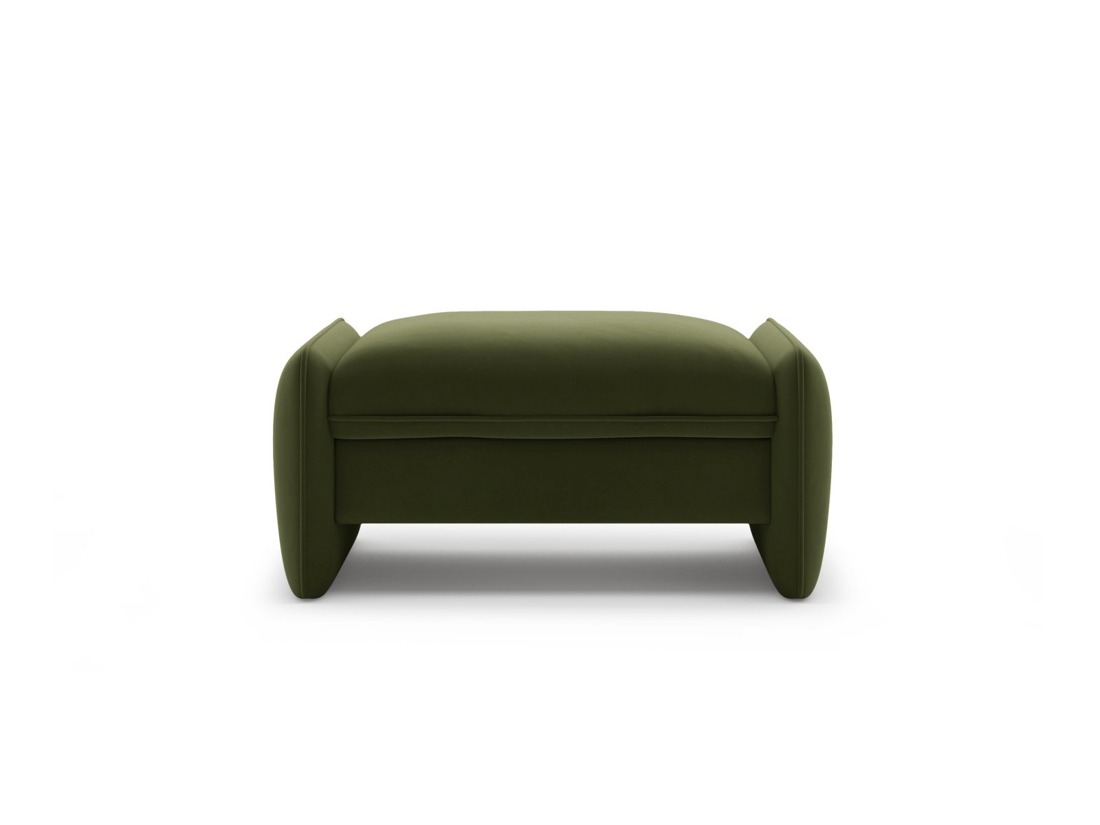 Velvet Pouf GEORGIA Green
