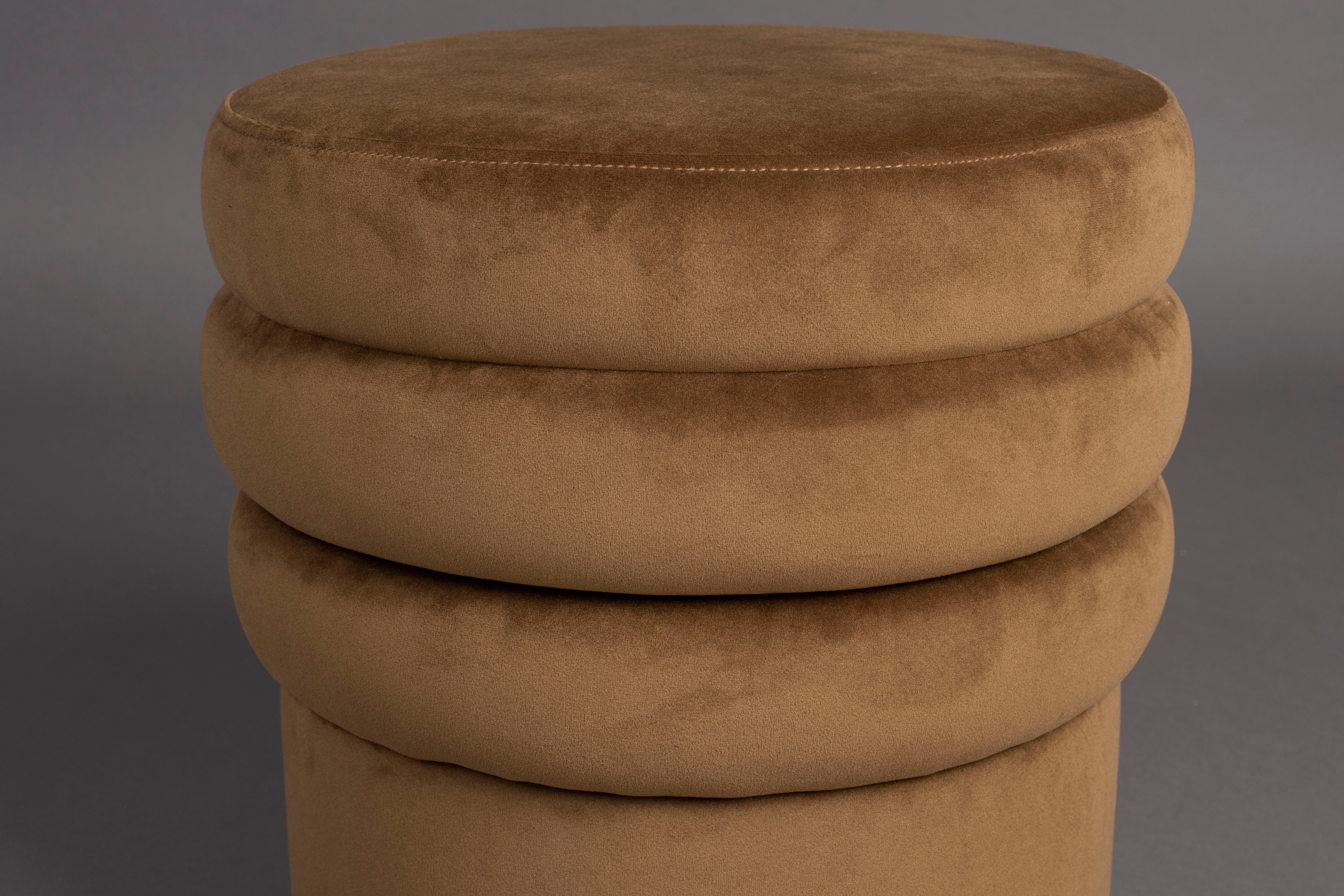 Aditi Pouffe Brown Dutchbone    Eye on Design