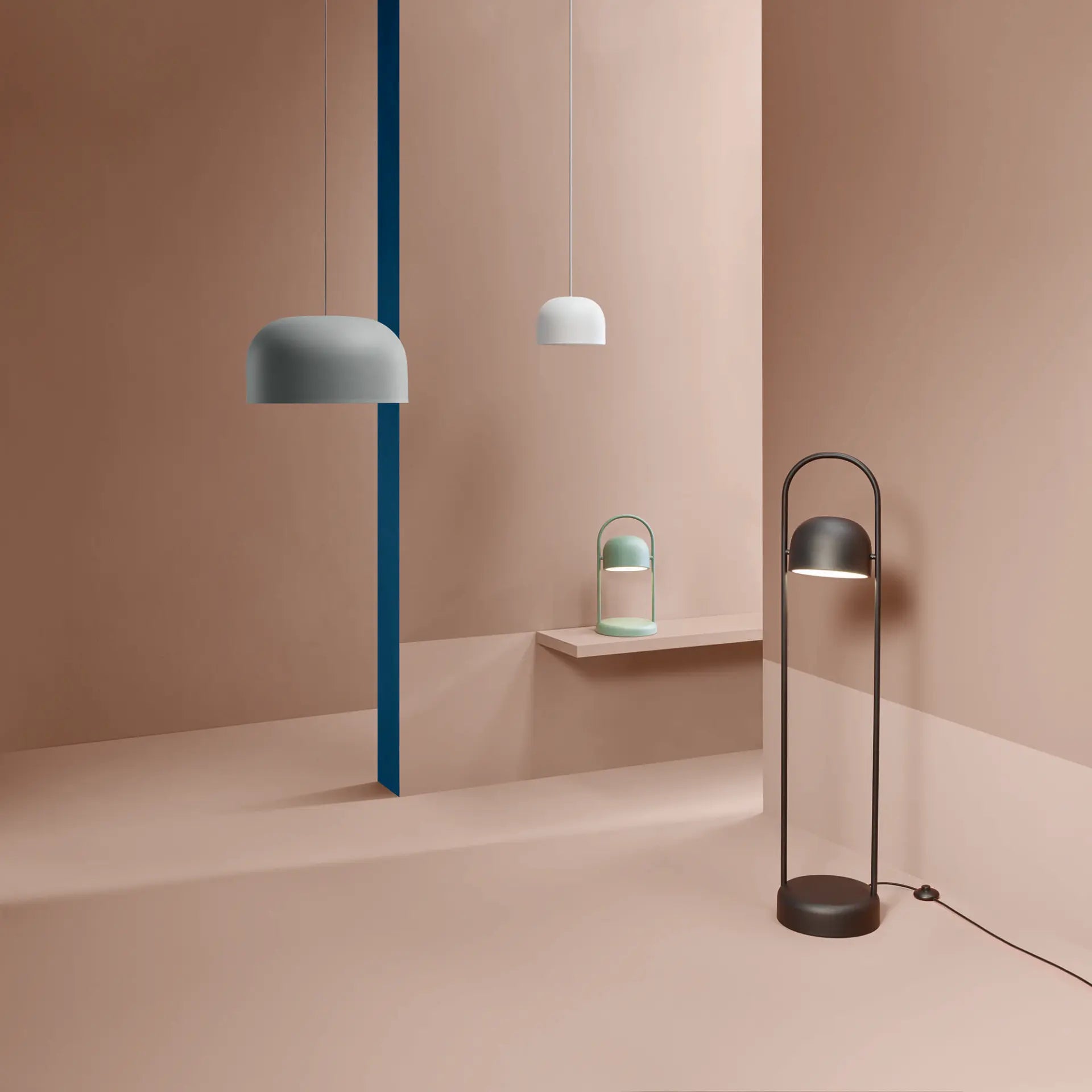 QUAY gray pendant lamp
