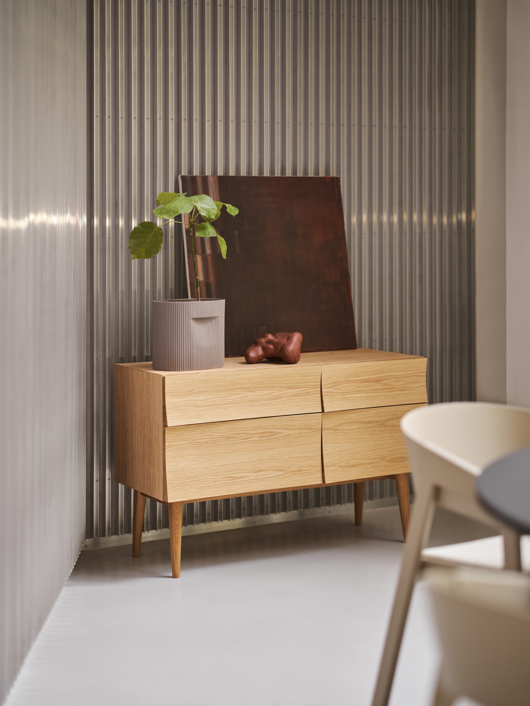 REFLECT chest of drawers oak veneer