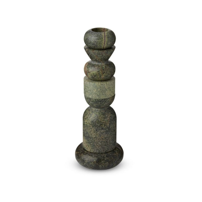 Stone Green Marble candlestick