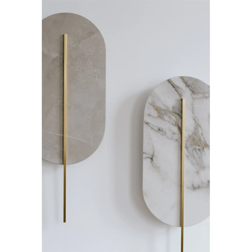 ROKKE STONE green quartz sintered wall lamp