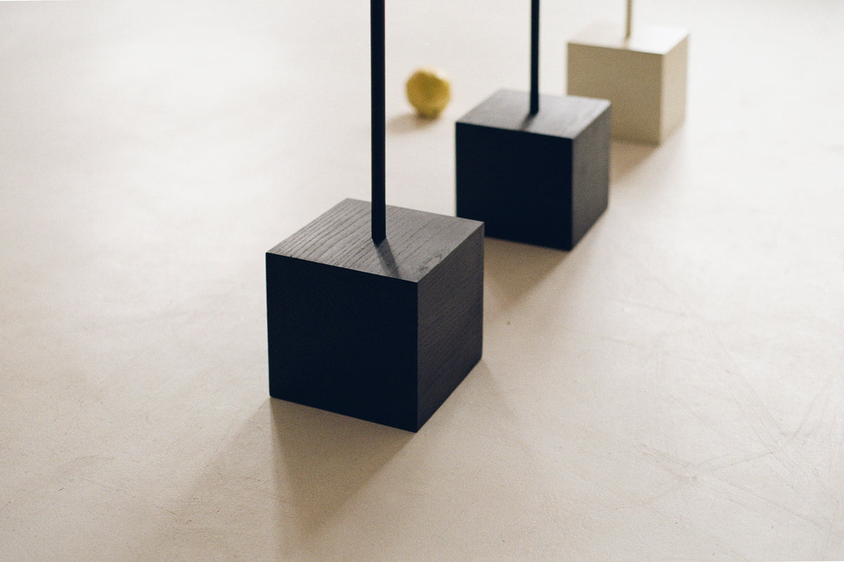 ROS coffee table in steel and wood