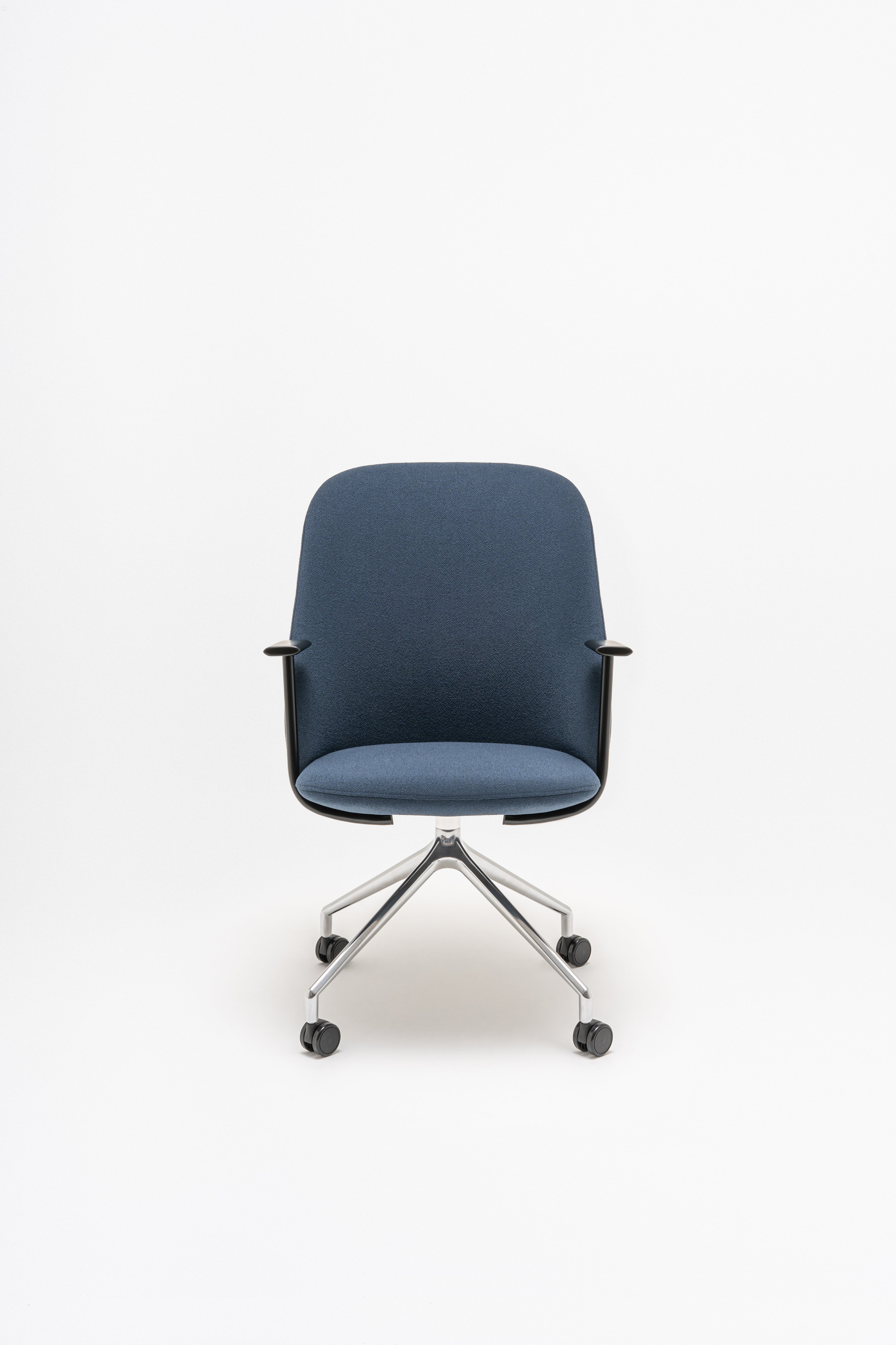 Armchair with high back