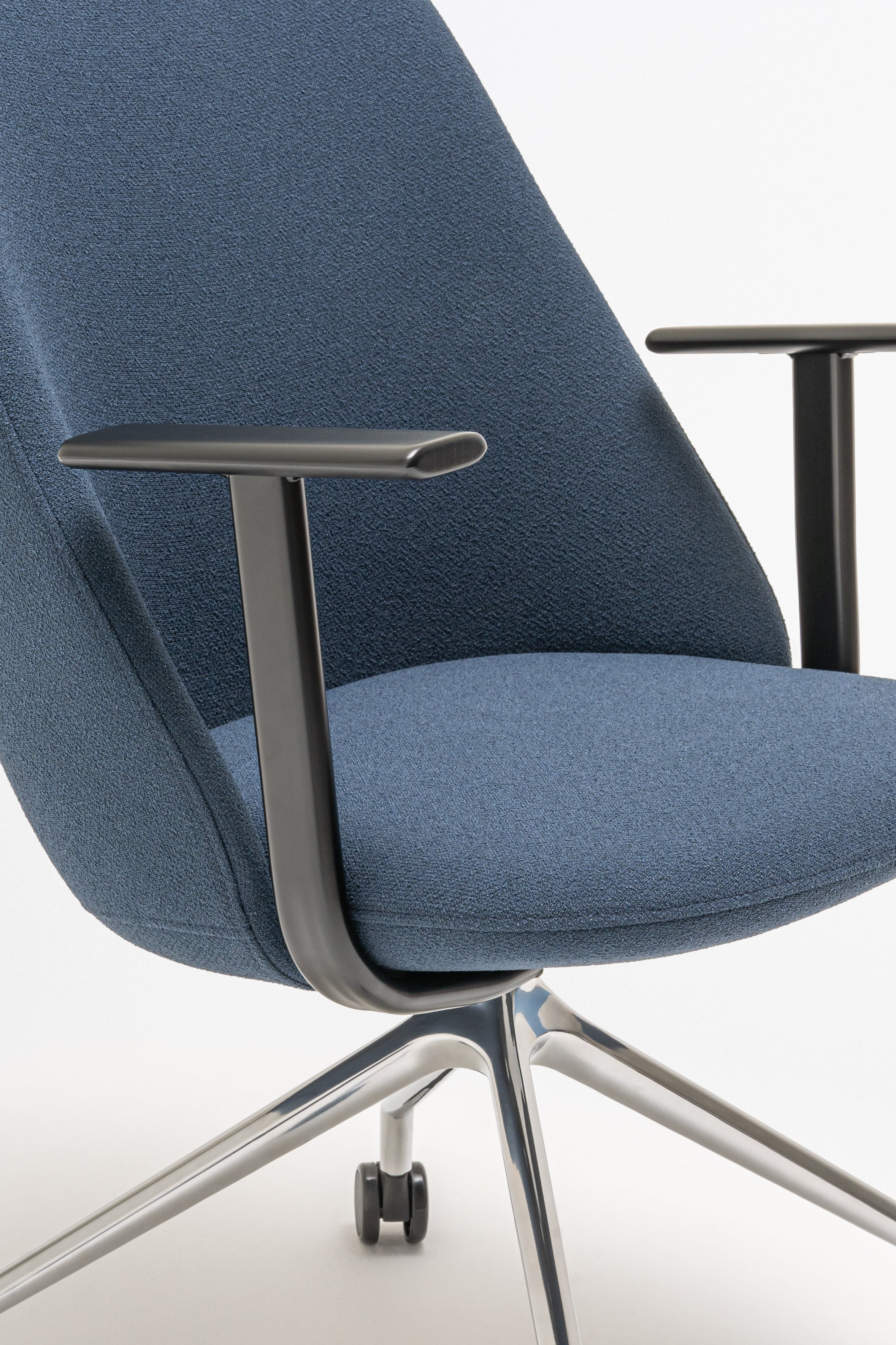 Armchair with high back
