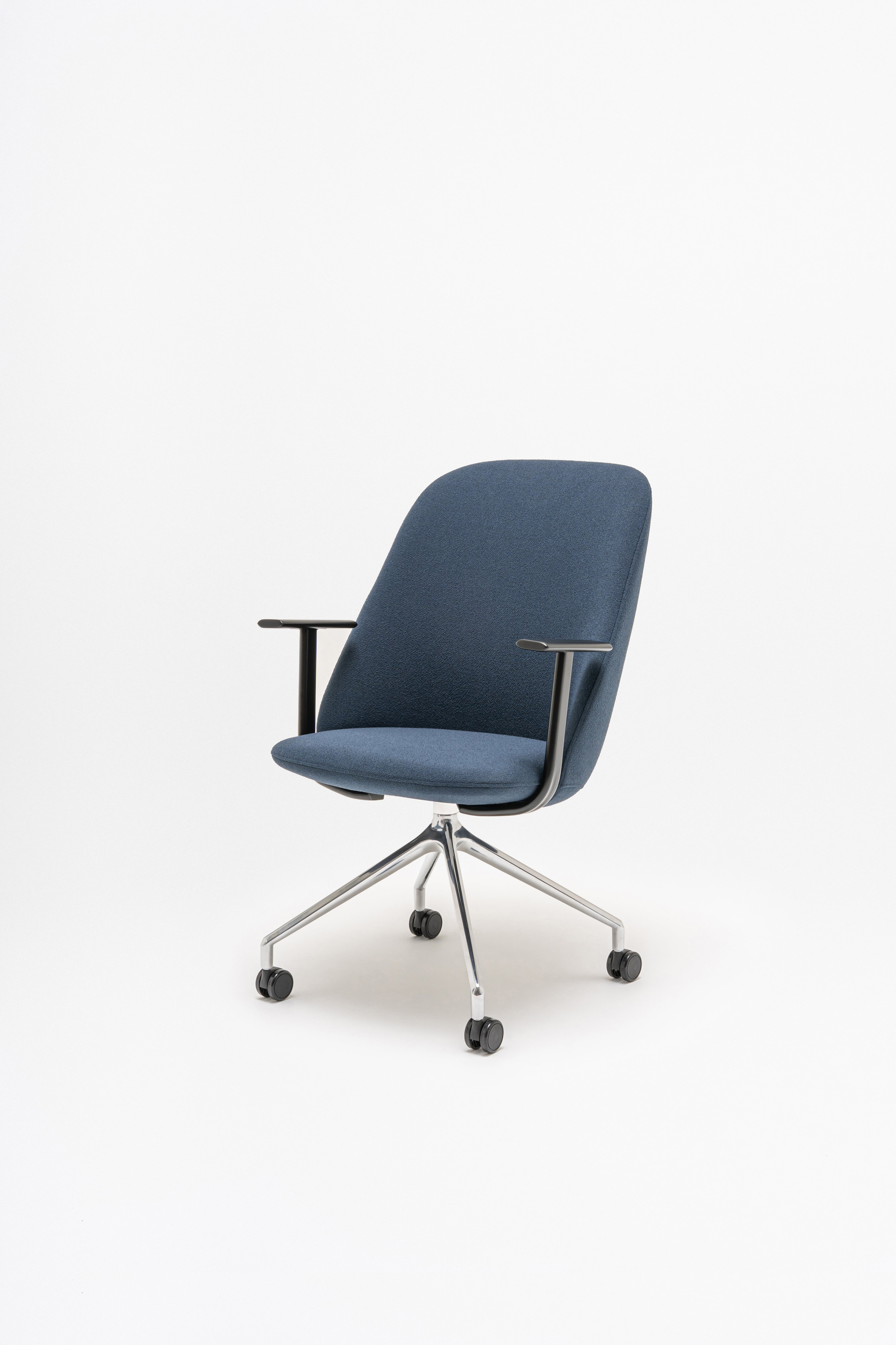 Armchair with high back