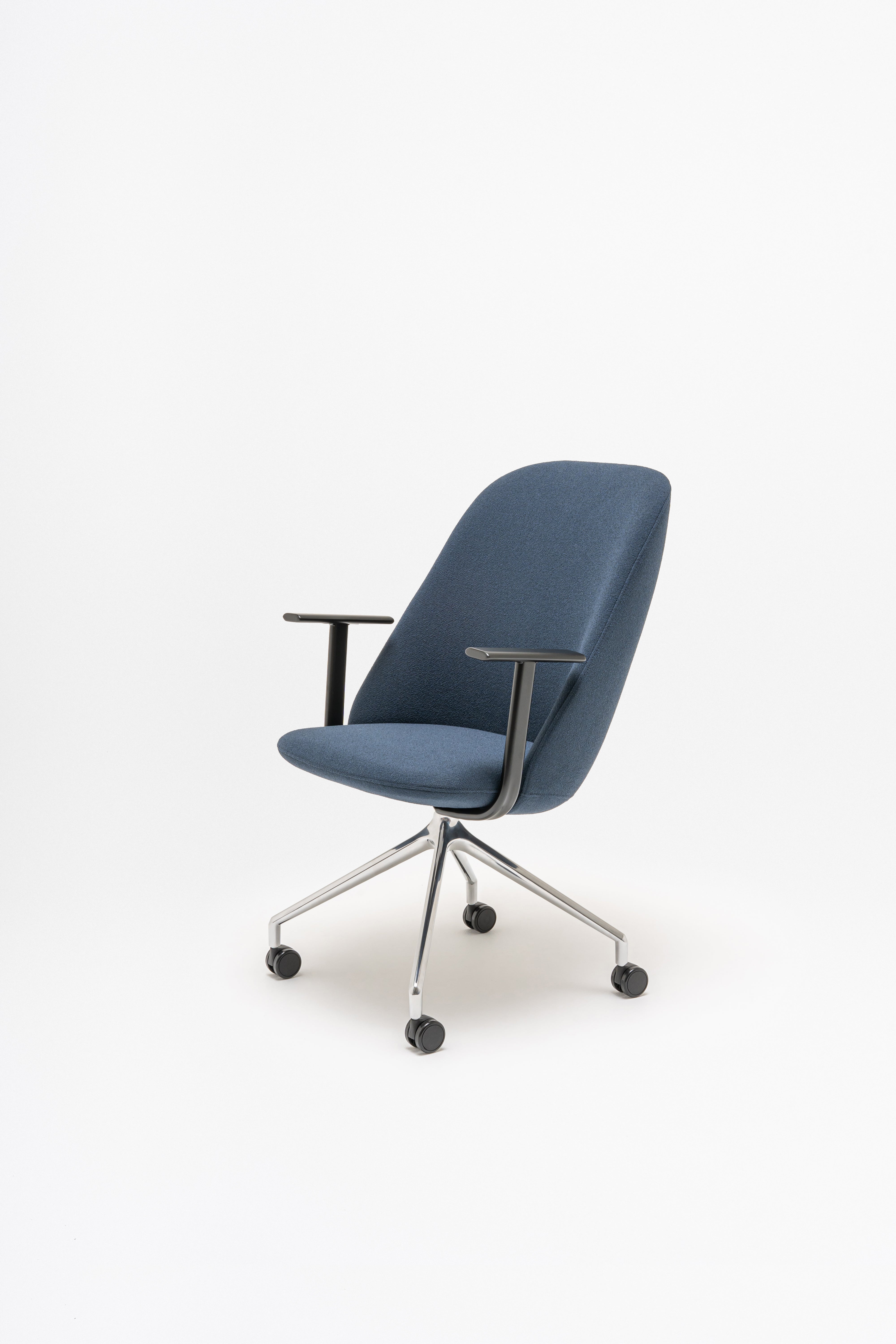 Armchair with high back