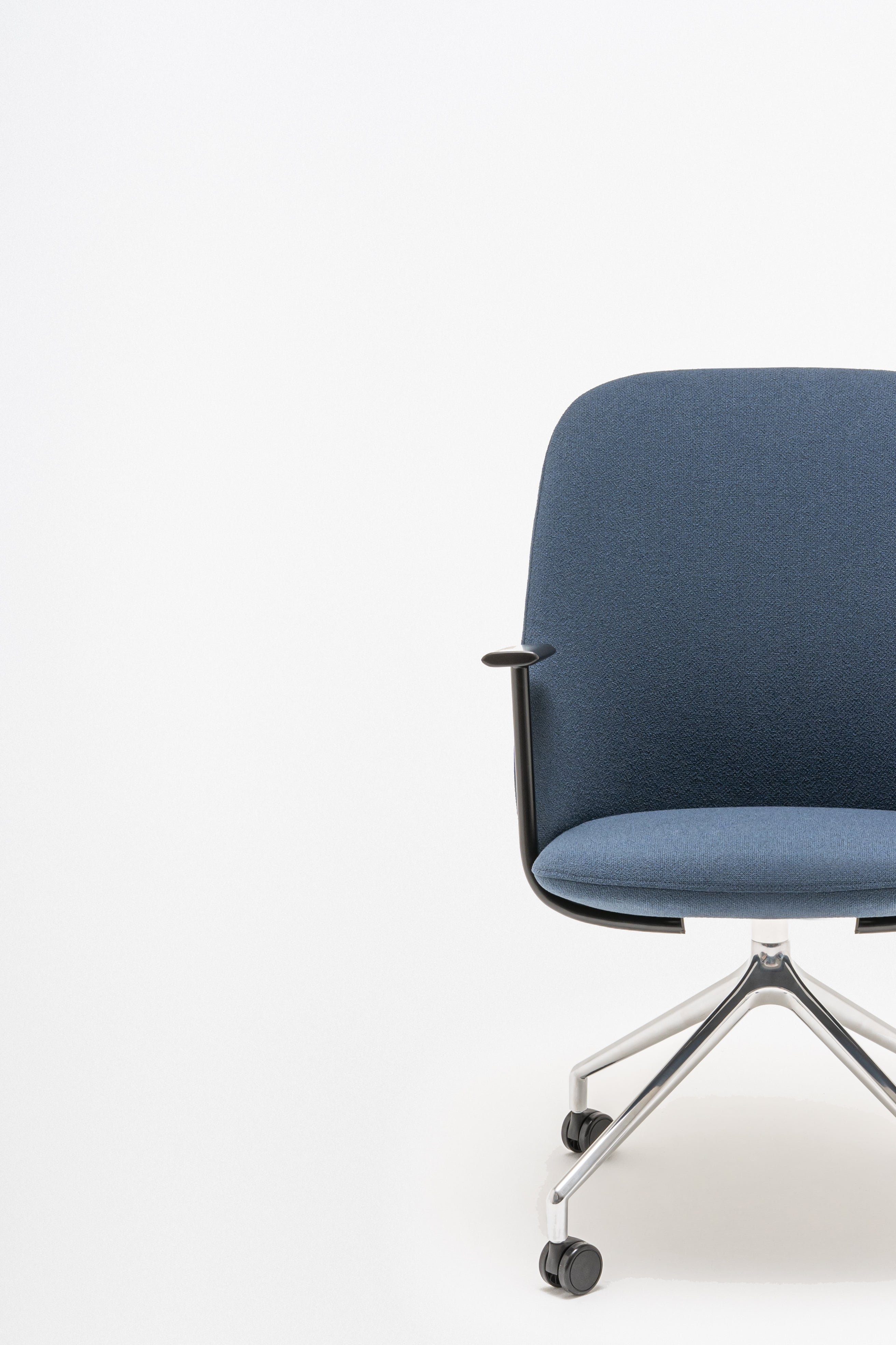 Armchair with high back