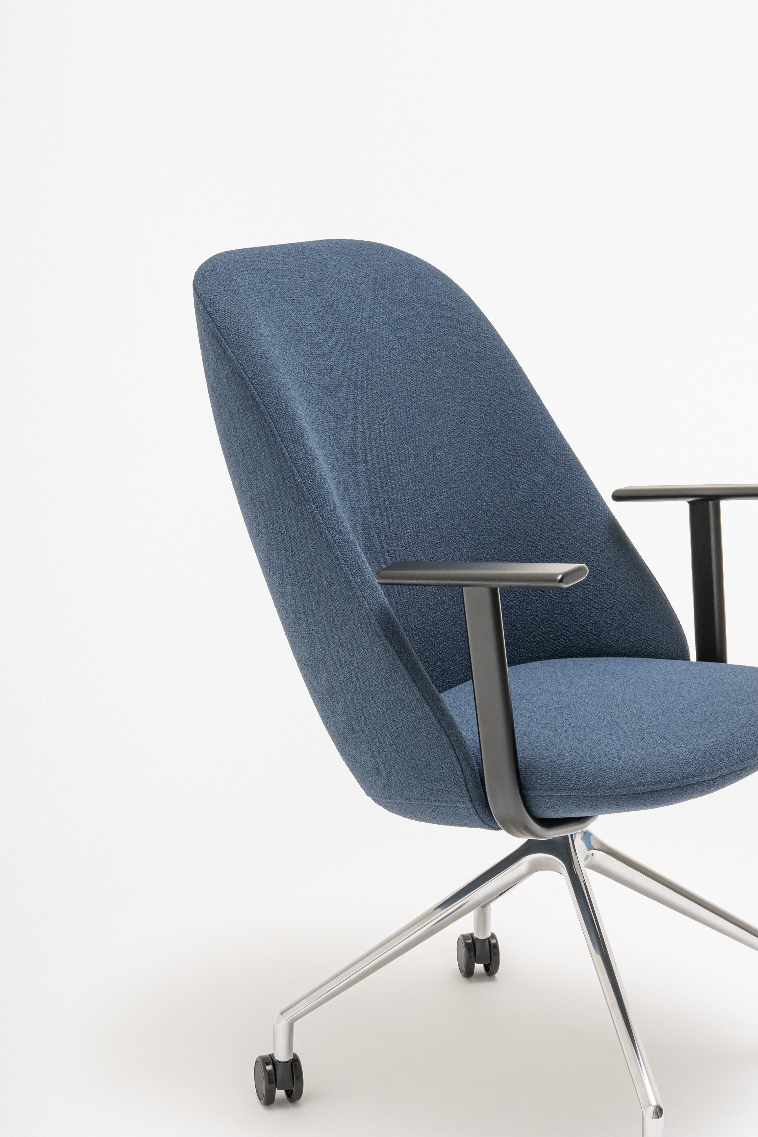 Armchair with high back