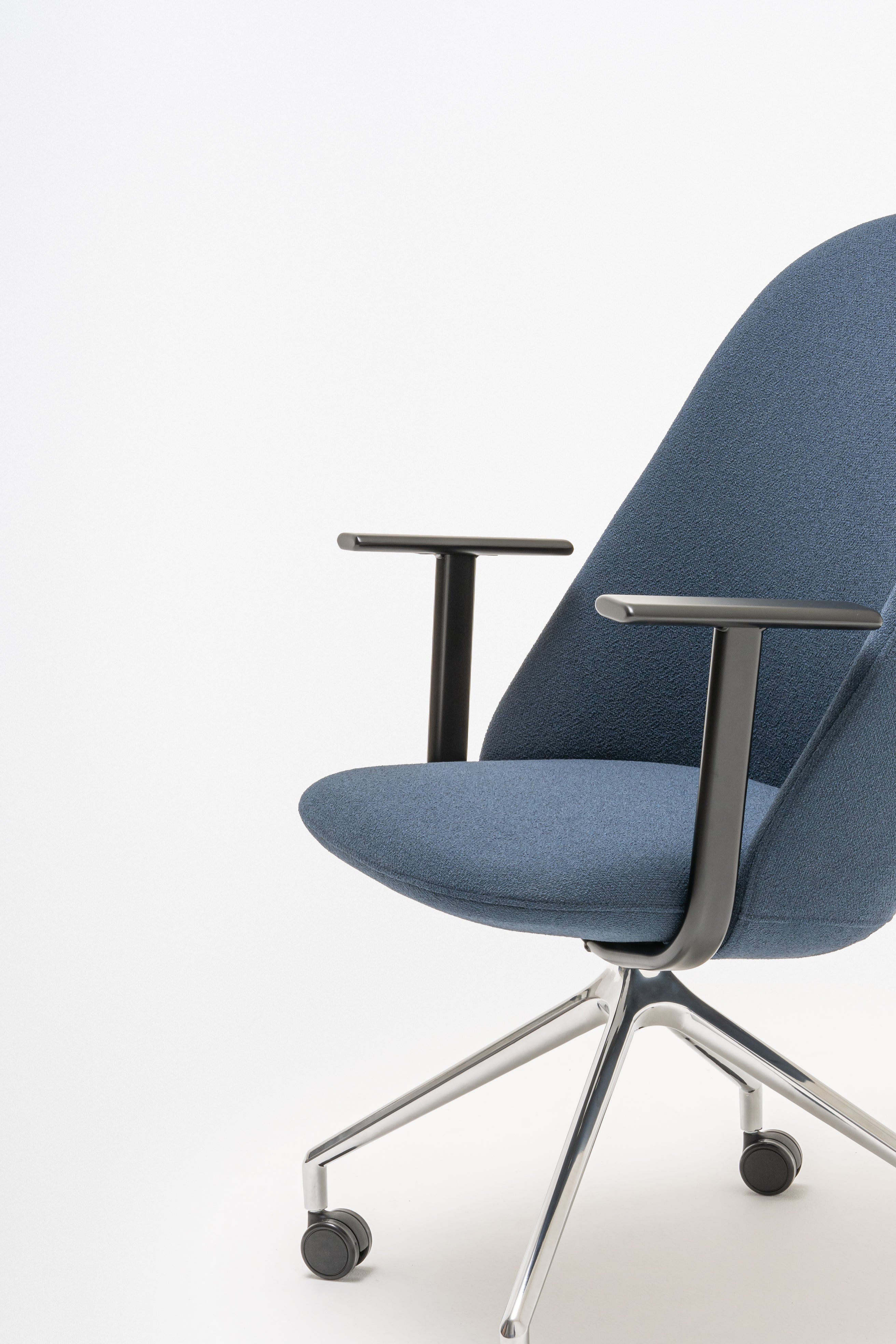 Armchair with high back