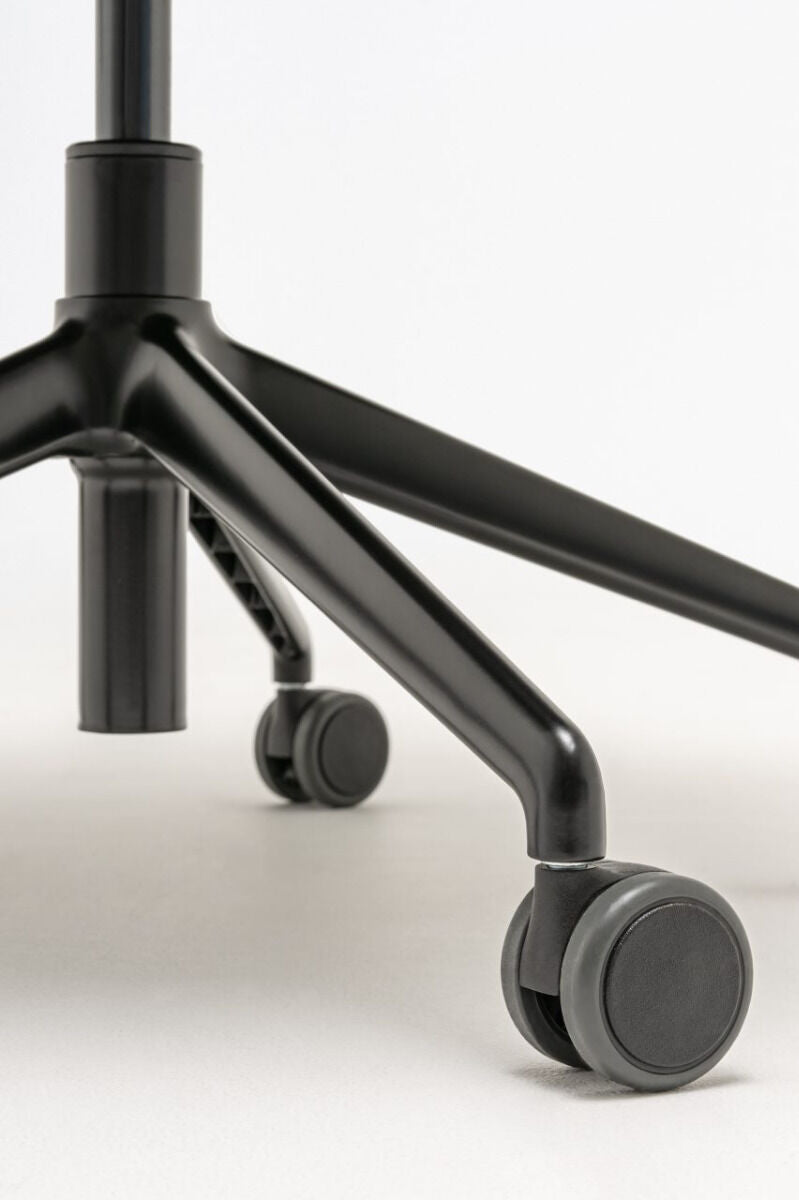 Ultra chair adjustable base with wheels to the soft surface
