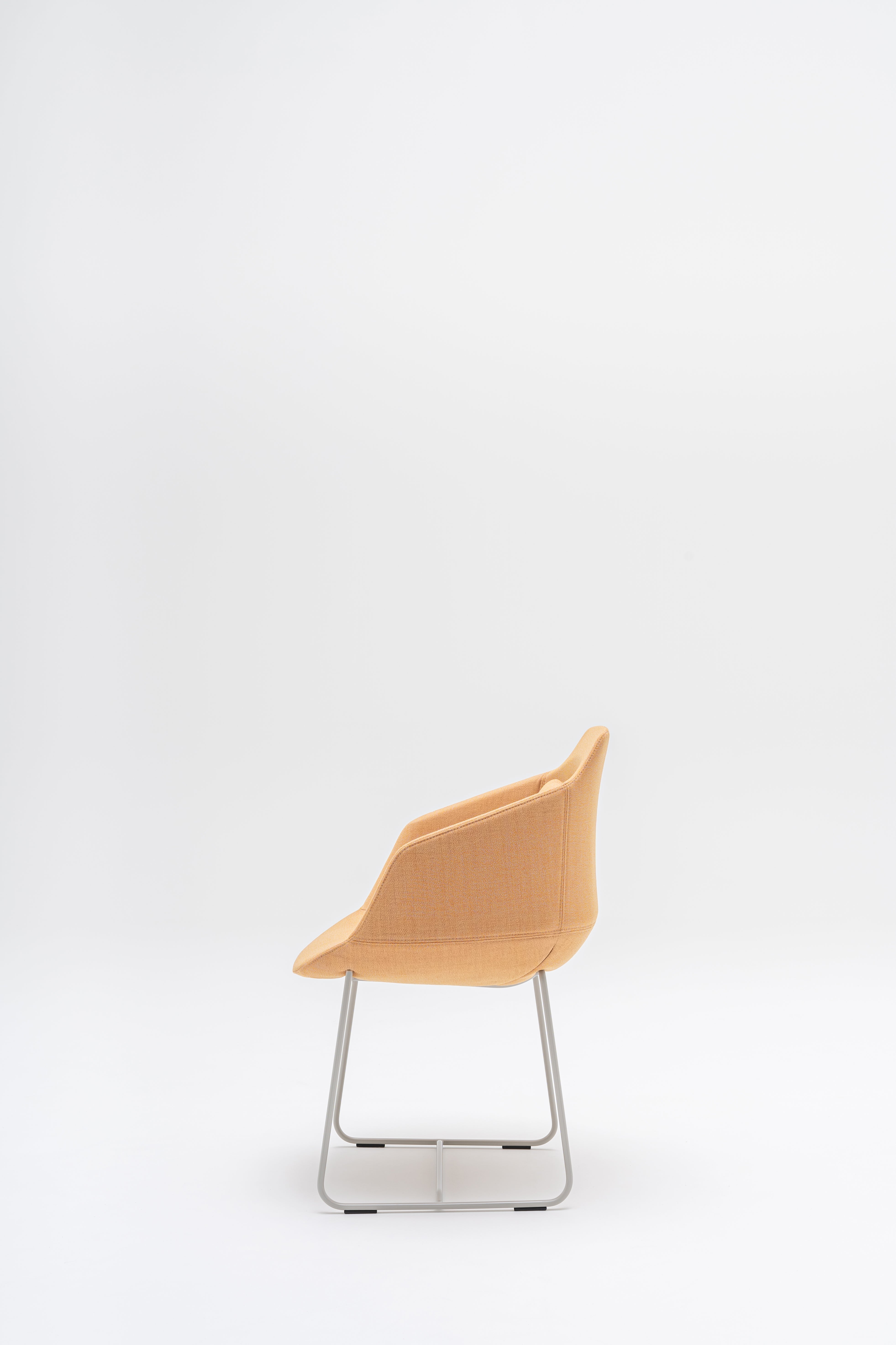 Ultra chair base skid base with footer to the hard surface