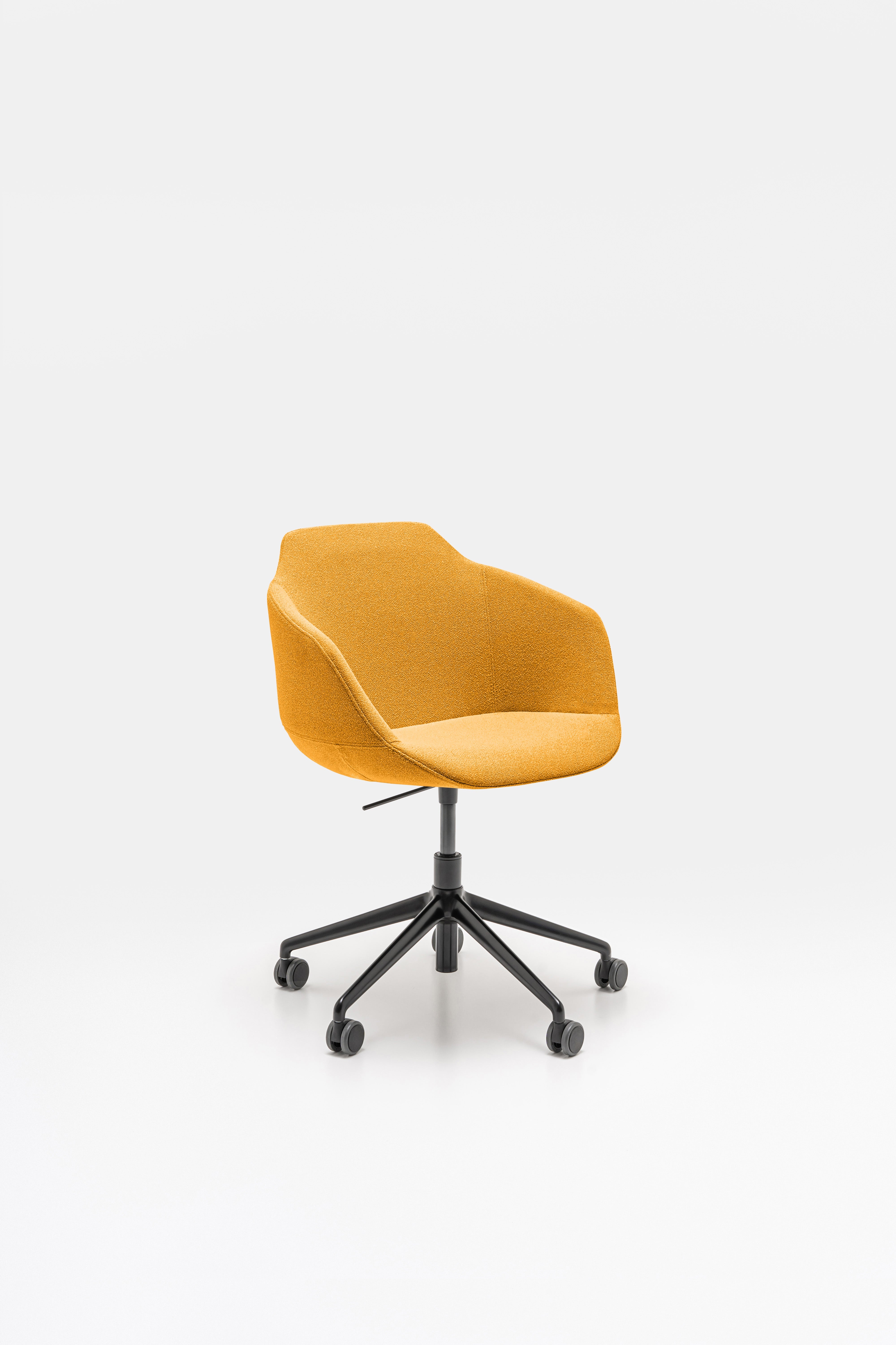 Ultra chair adjustable base with wheels to the soft surface