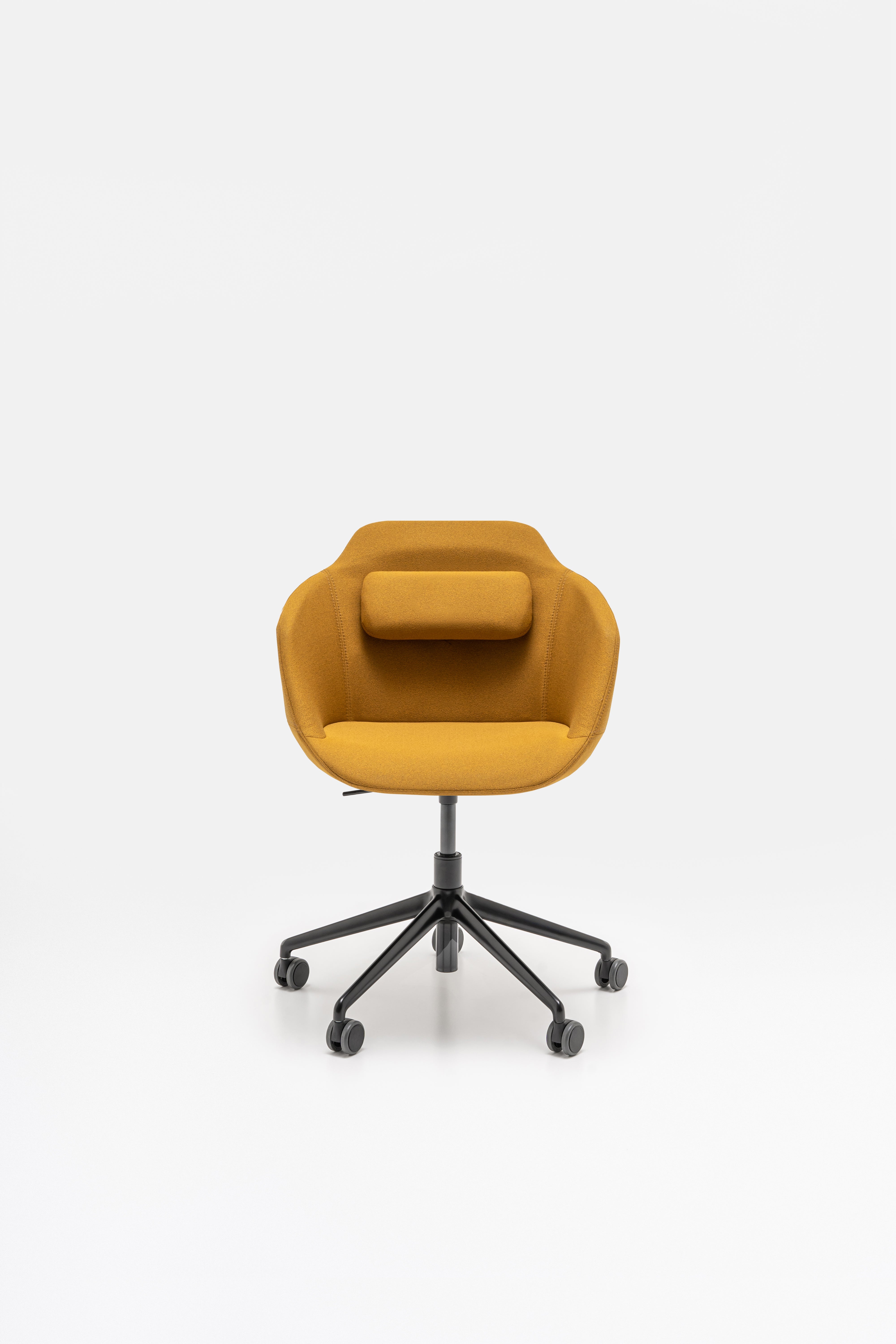 Ultra chair adjustable base with wheels to the soft surface