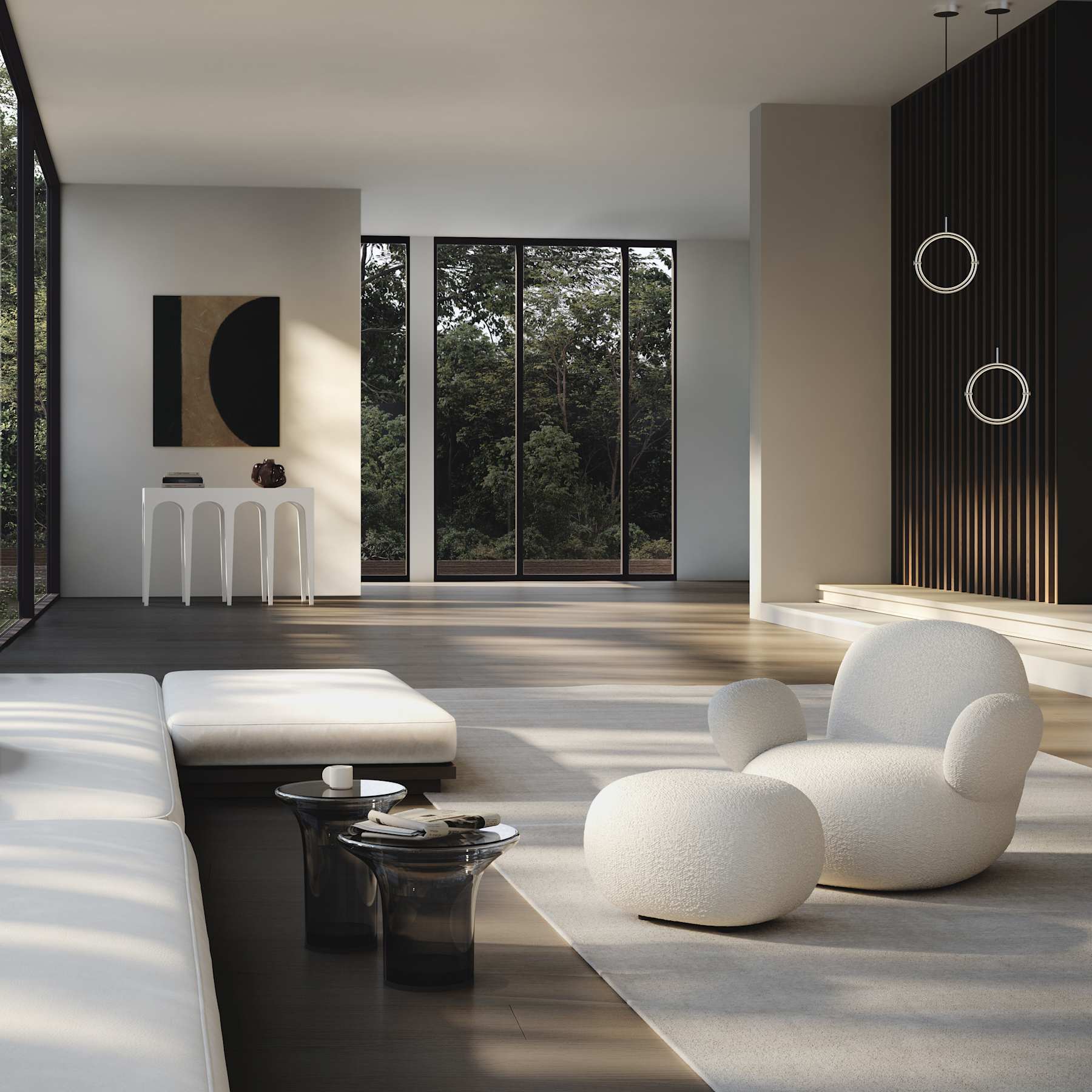 TOE FLAT BIELL BOCLé [KLAUDIA] armchair