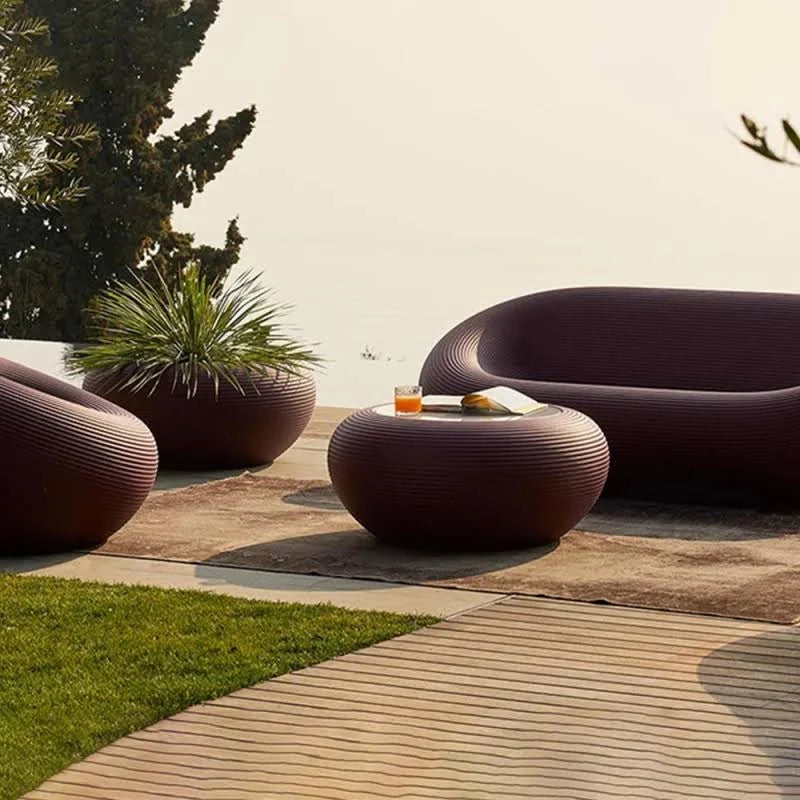NAMI Outdoor-Sofa Terrakotta