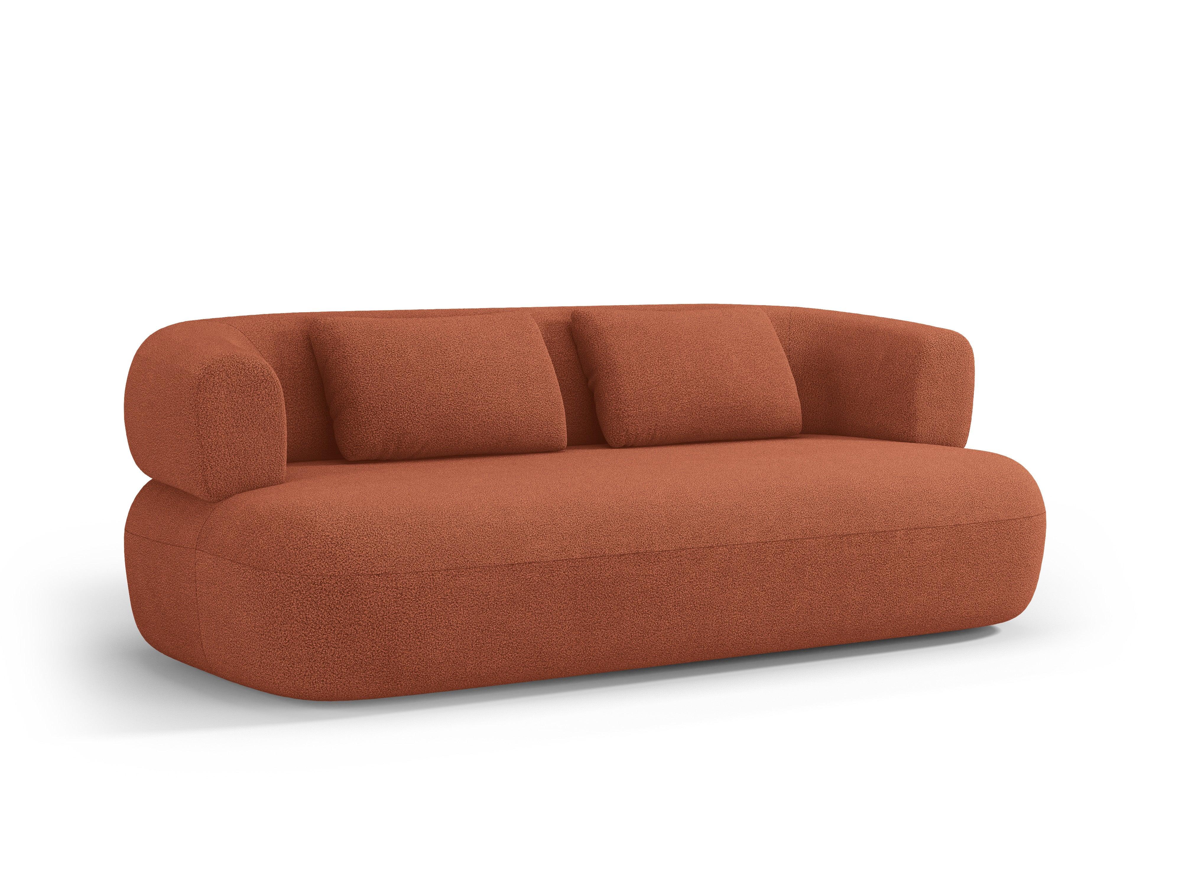 Sofa 3-osobowa ALDRIN ceglany boucle Windsor & Co    Eye on Design