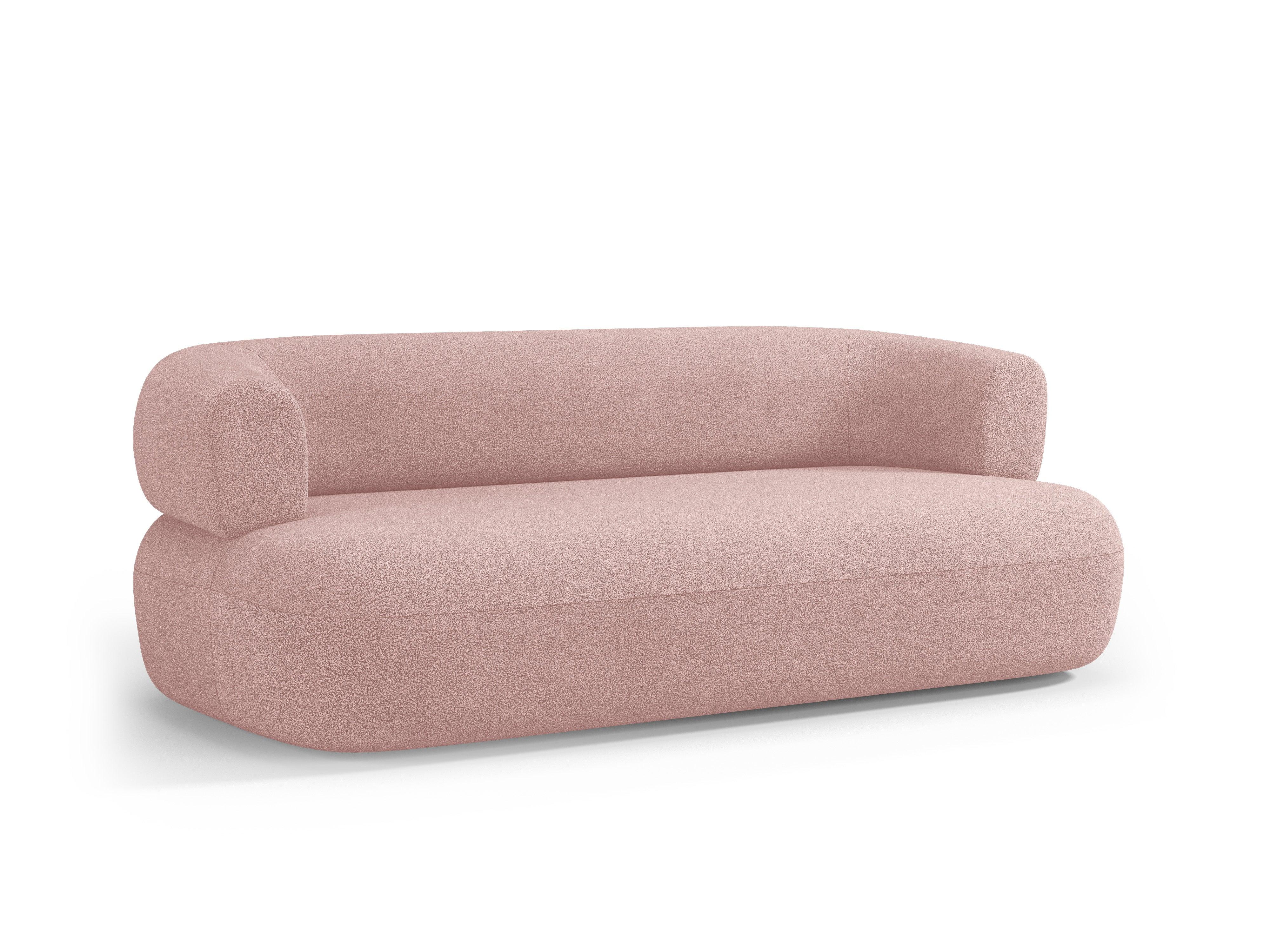 Sofa 3-osobowa ALDRIN pudrowy róż boucle Windsor & Co    Eye on Design