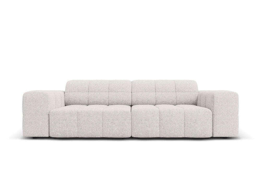 Sofa 3-osobowa CHICAGO jasnoszary szenil Cosmopolitan Design    Eye on Design