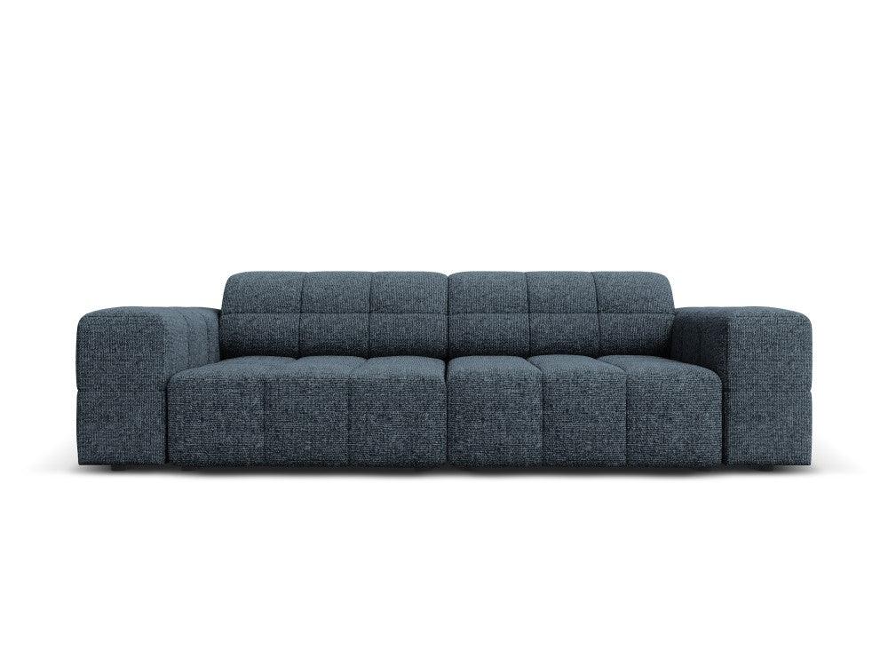 Sofa 3-osobowa CHICAGO niebieski szenil Cosmopolitan Design    Eye on Design