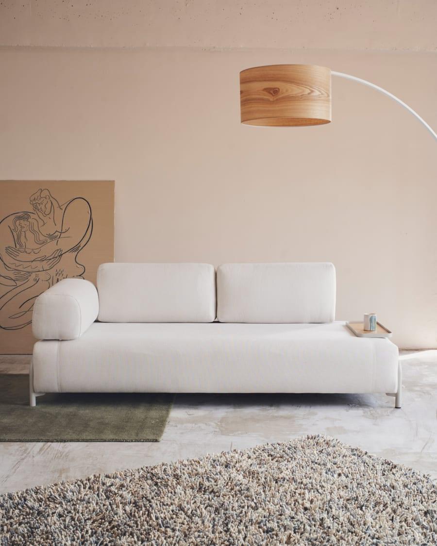 Sofa 3-osobowa COMPO beżowy szenil La Forma    Eye on Design