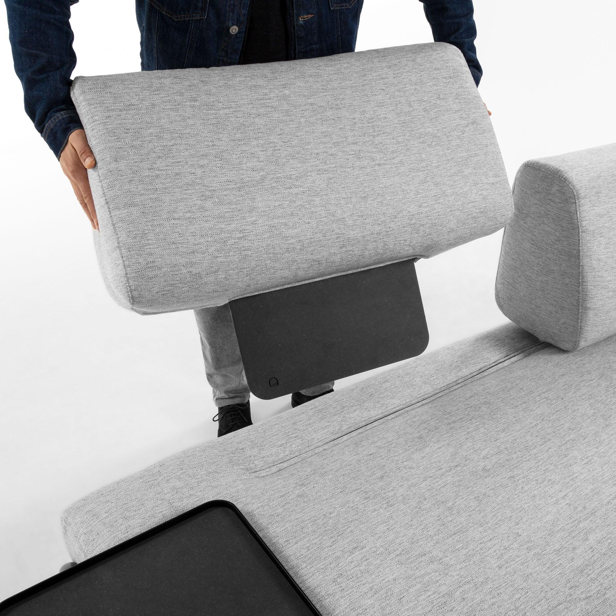 Sofa 3-osobowa COMPO jasnoszary La Forma    Eye on Design