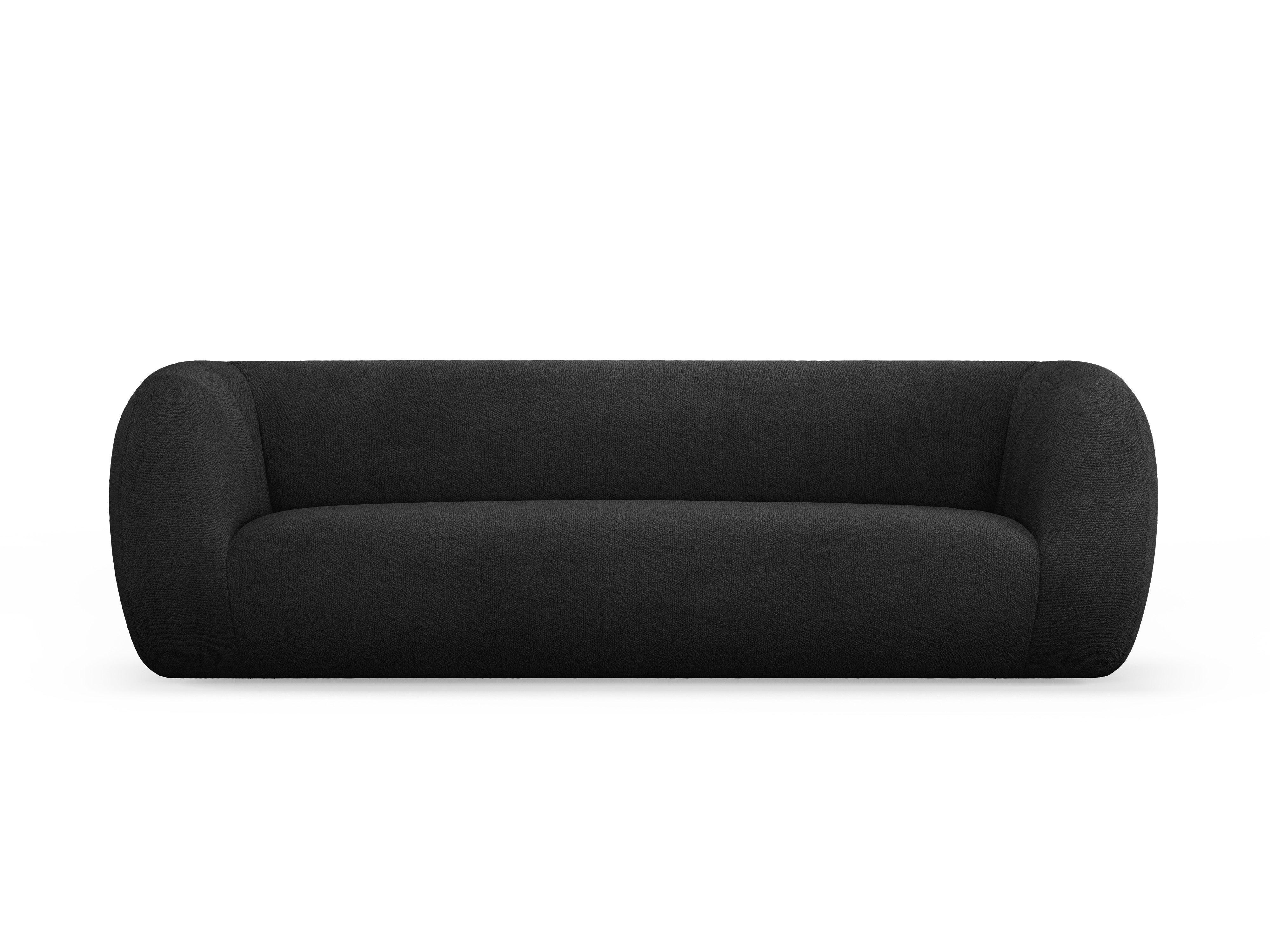 Sofa 3-osobowa ESSEN czarny boucle Cosmopolitan Design    Eye on Design