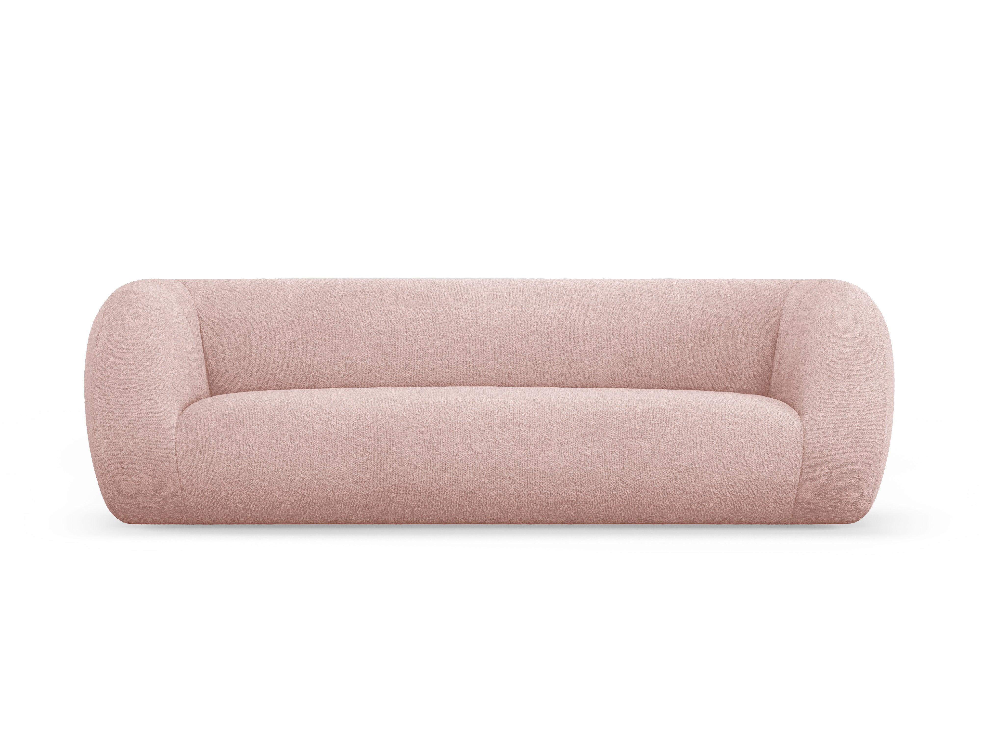 Sofa 3-osobowa ESSEN różowy boucle Cosmopolitan Design    Eye on Design