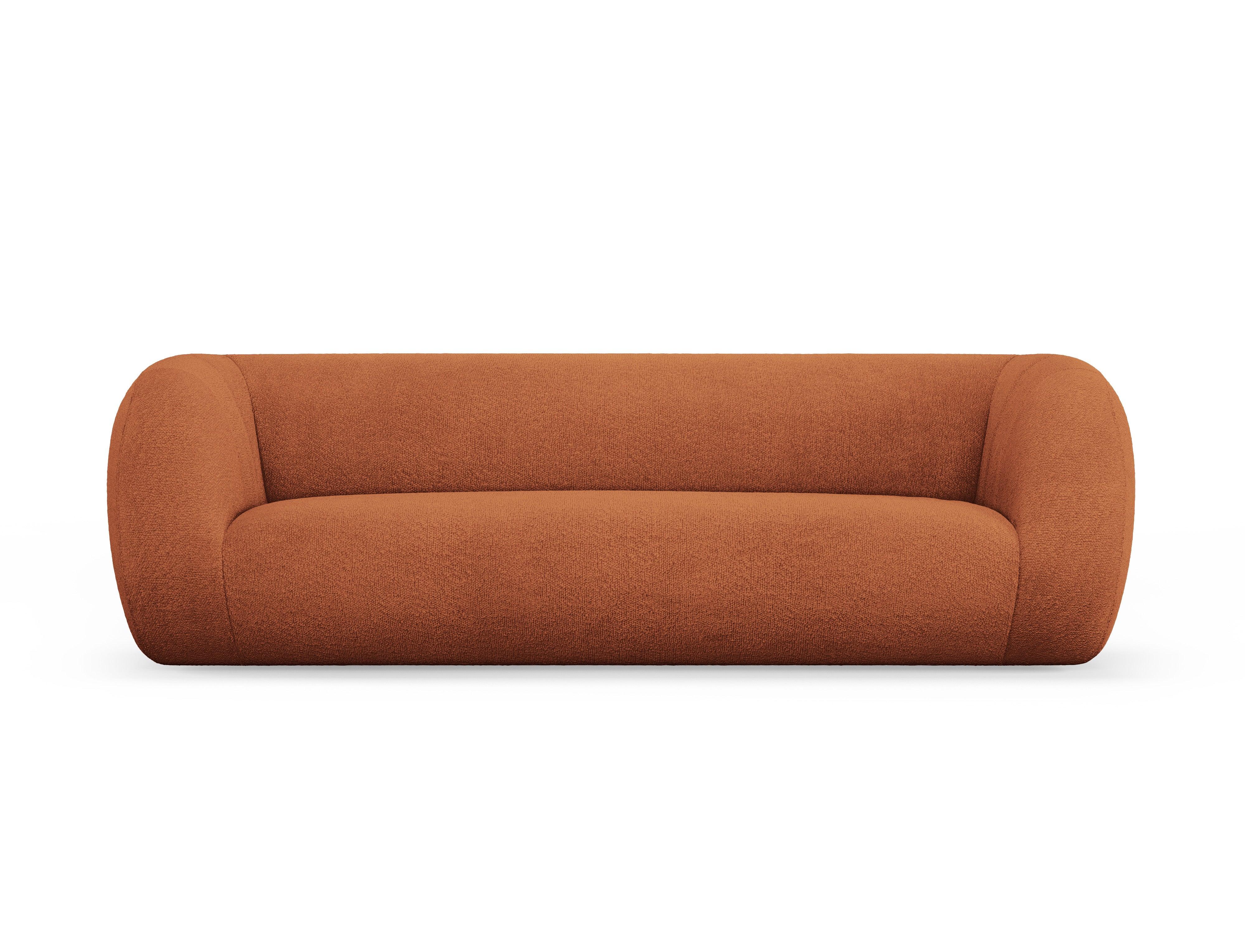 Sofa 3-osobowa ESSEN terracotta boucle Cosmopolitan Design    Eye on Design