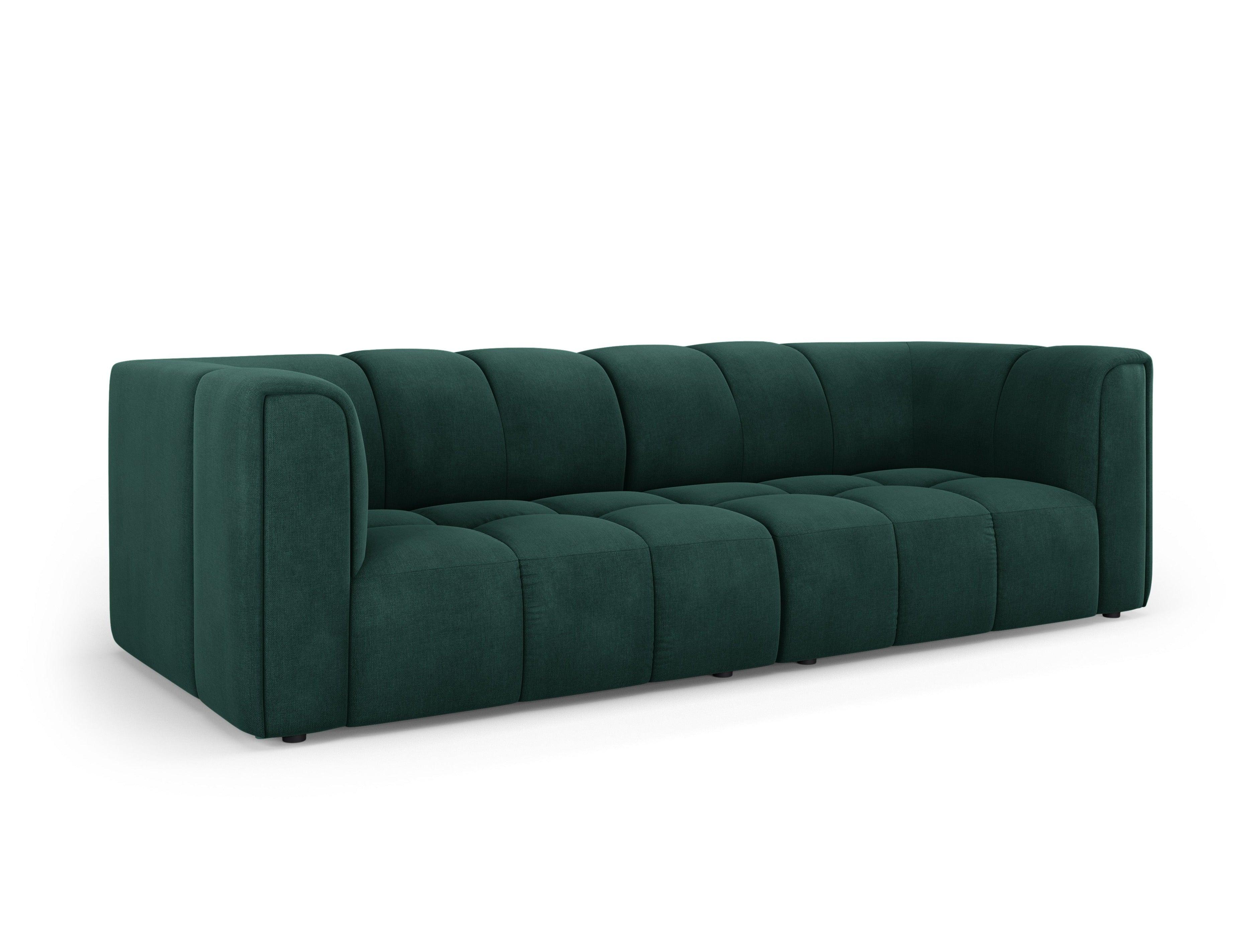 Sofa 3-osobowa FRANCESCA butelkowa zieleń szenil Milo Casa    Eye on Design