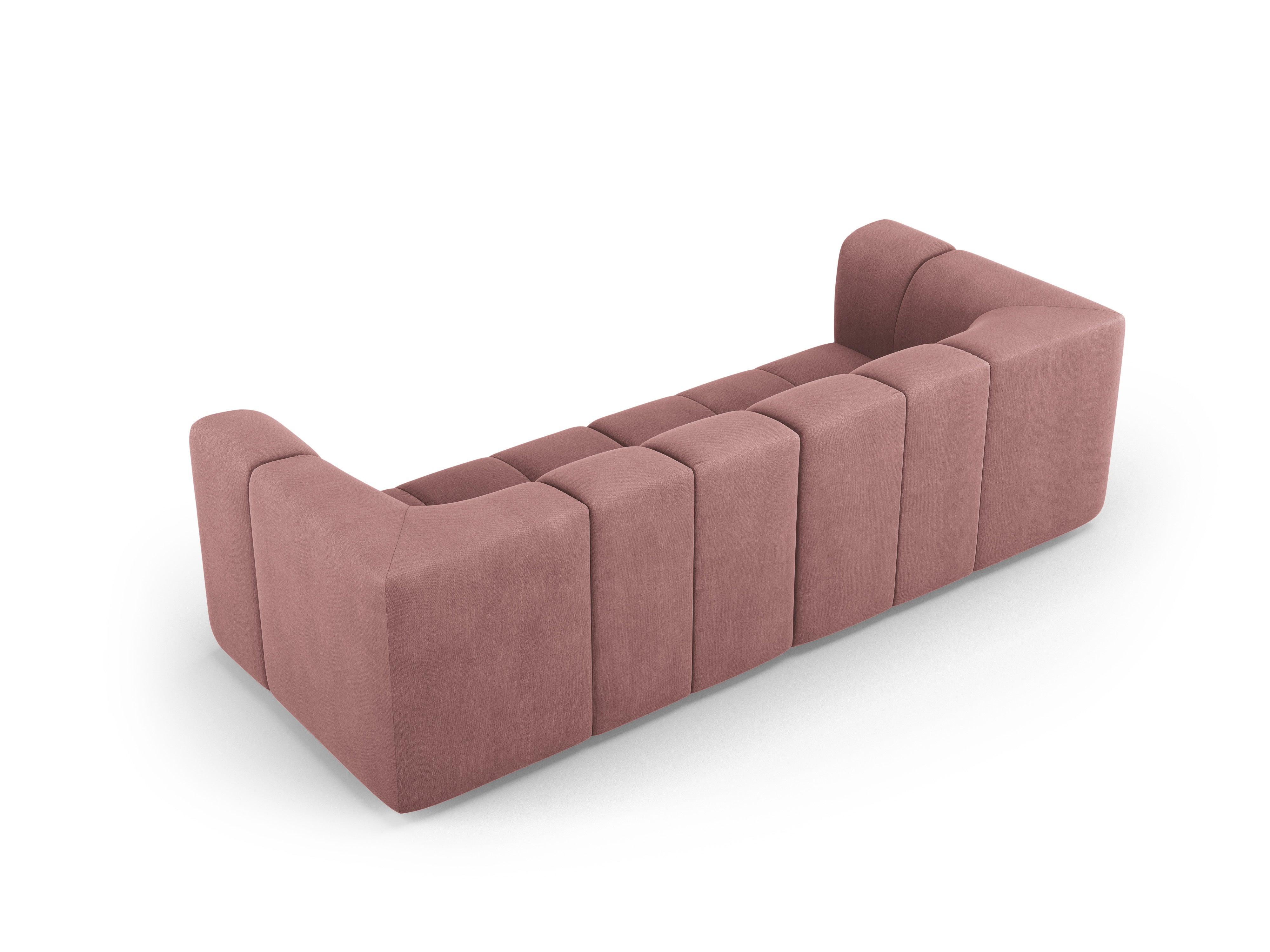 Sofa 3-osobowa FRANCESCA różowy szenil Milo Casa    Eye on Design