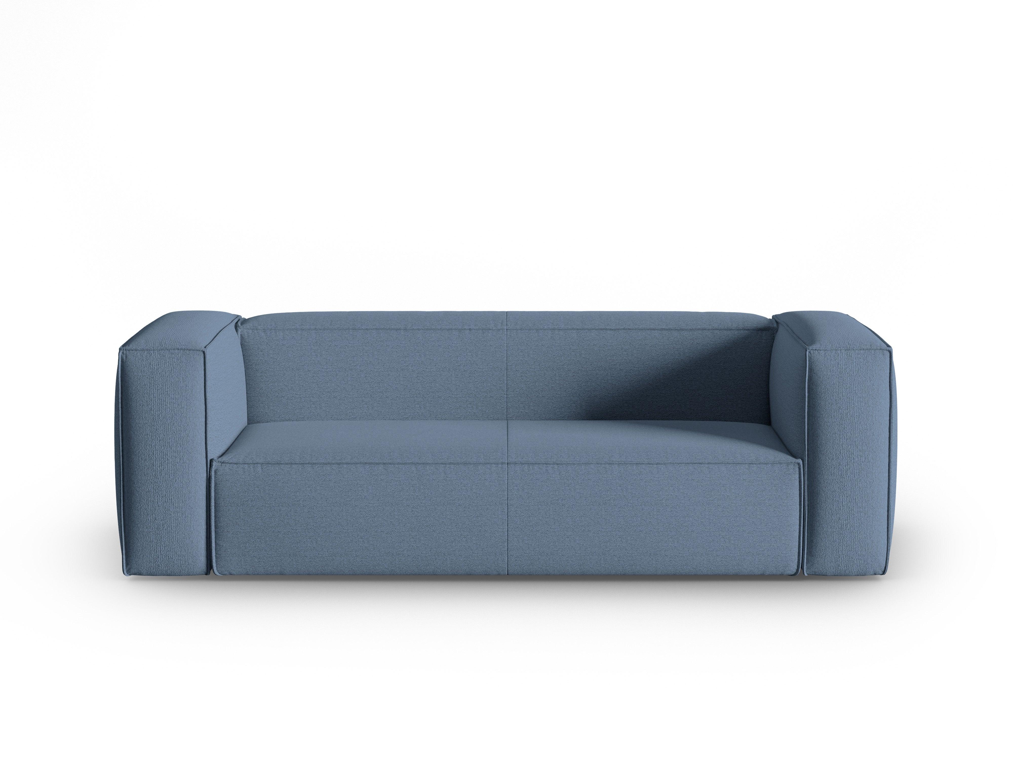 Sofa 3-osobowa MACKAY niebieski boucle Cosmopolitan Design    Eye on Design