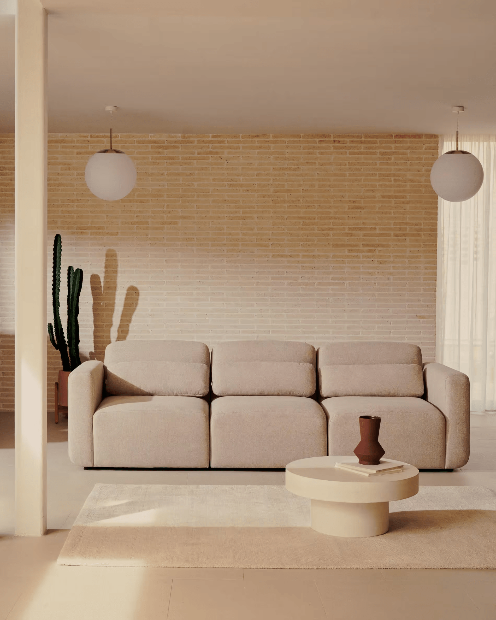 Sofa 3-osobowa NEOM beżowy La Forma    Eye on Design