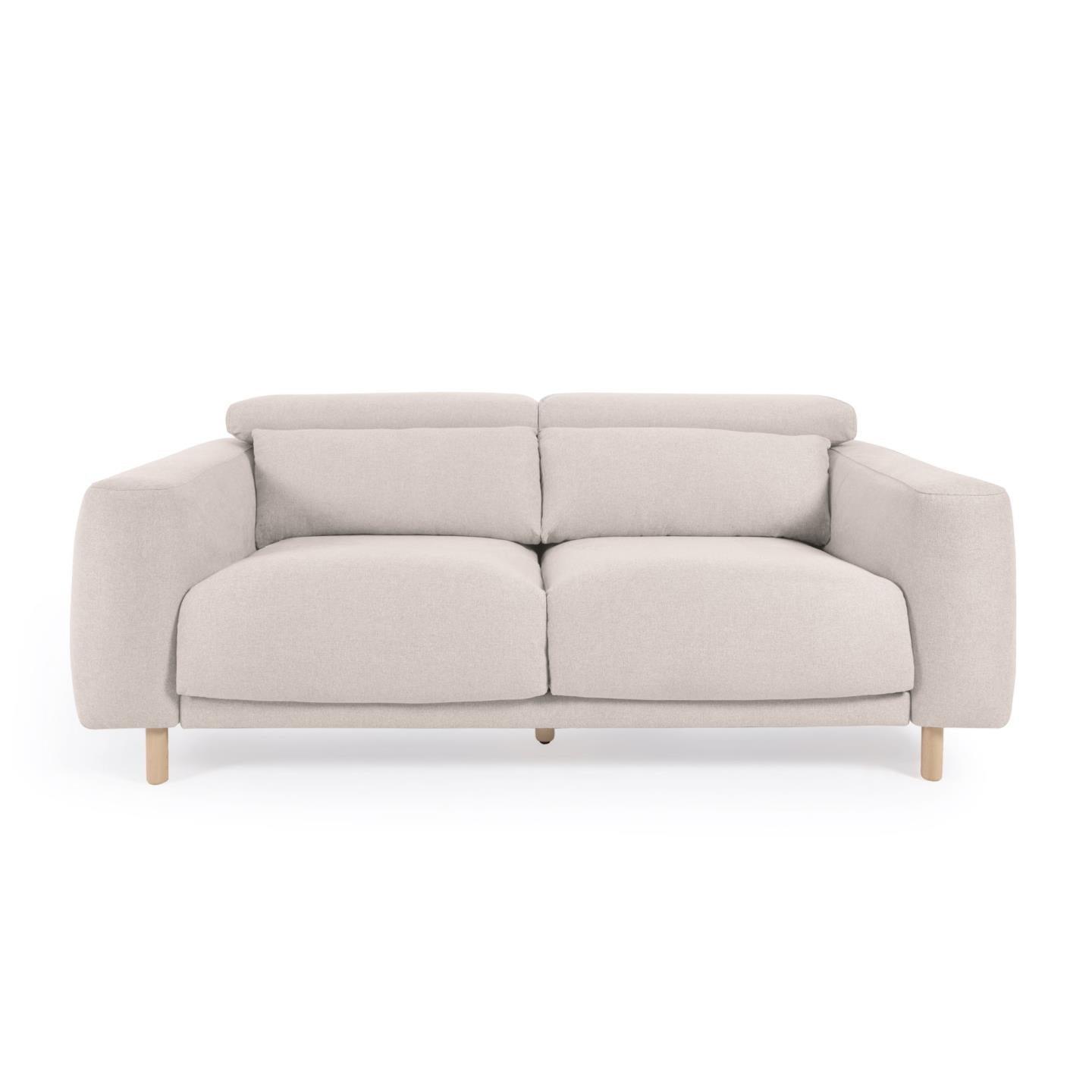 Sofa 3-osobowa SINGA piaskowy La Forma    Eye on Design