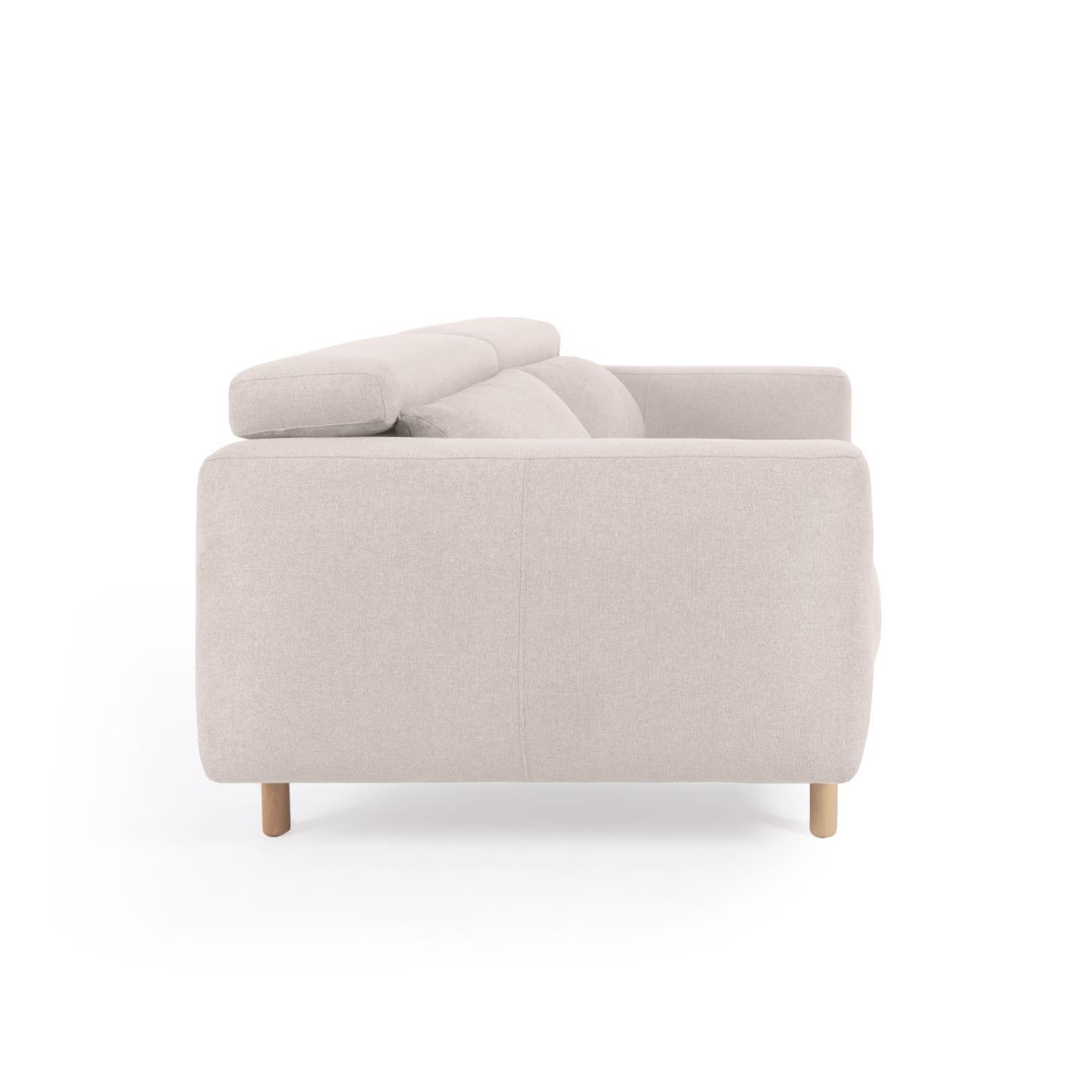 Sofa 3-osobowa SINGA piaskowy La Forma    Eye on Design